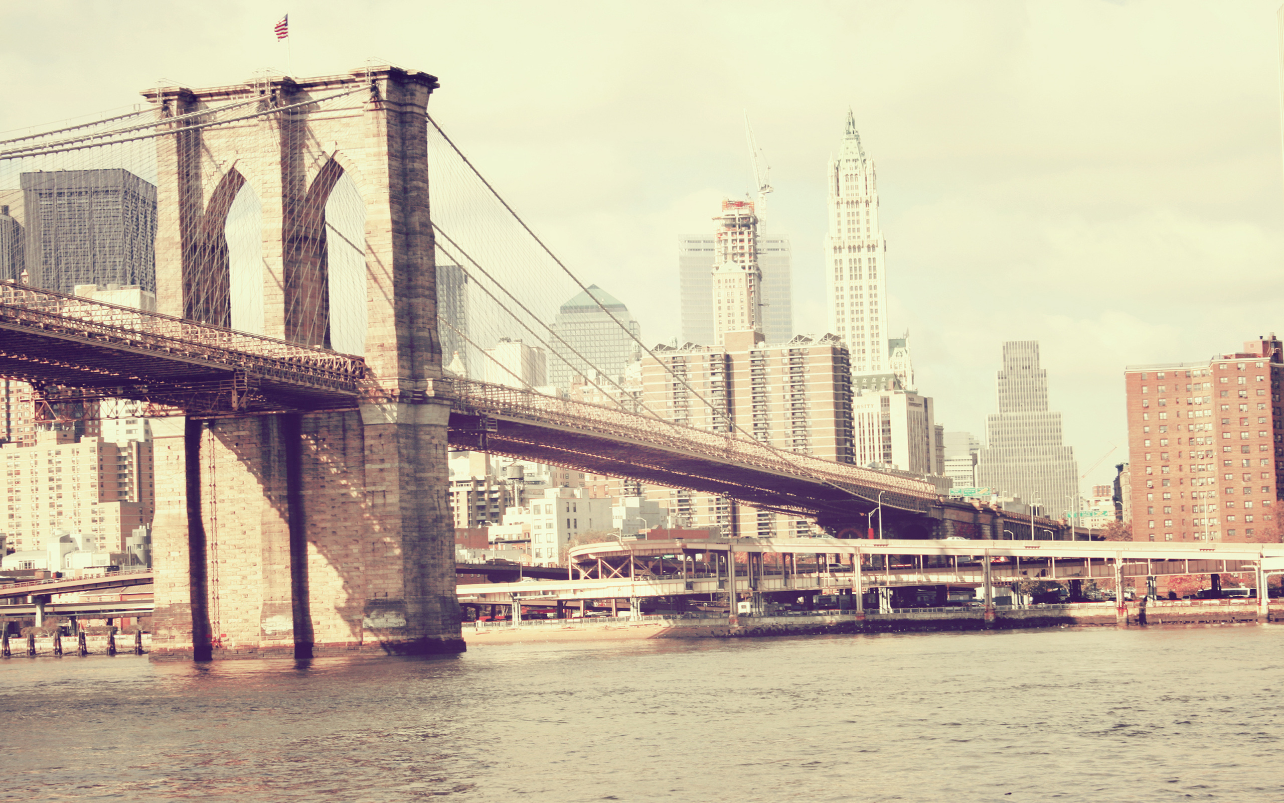 Laden Sie das Brücken, Menschengemacht, Brooklyn Brücke-Bild kostenlos auf Ihren PC-Desktop herunter