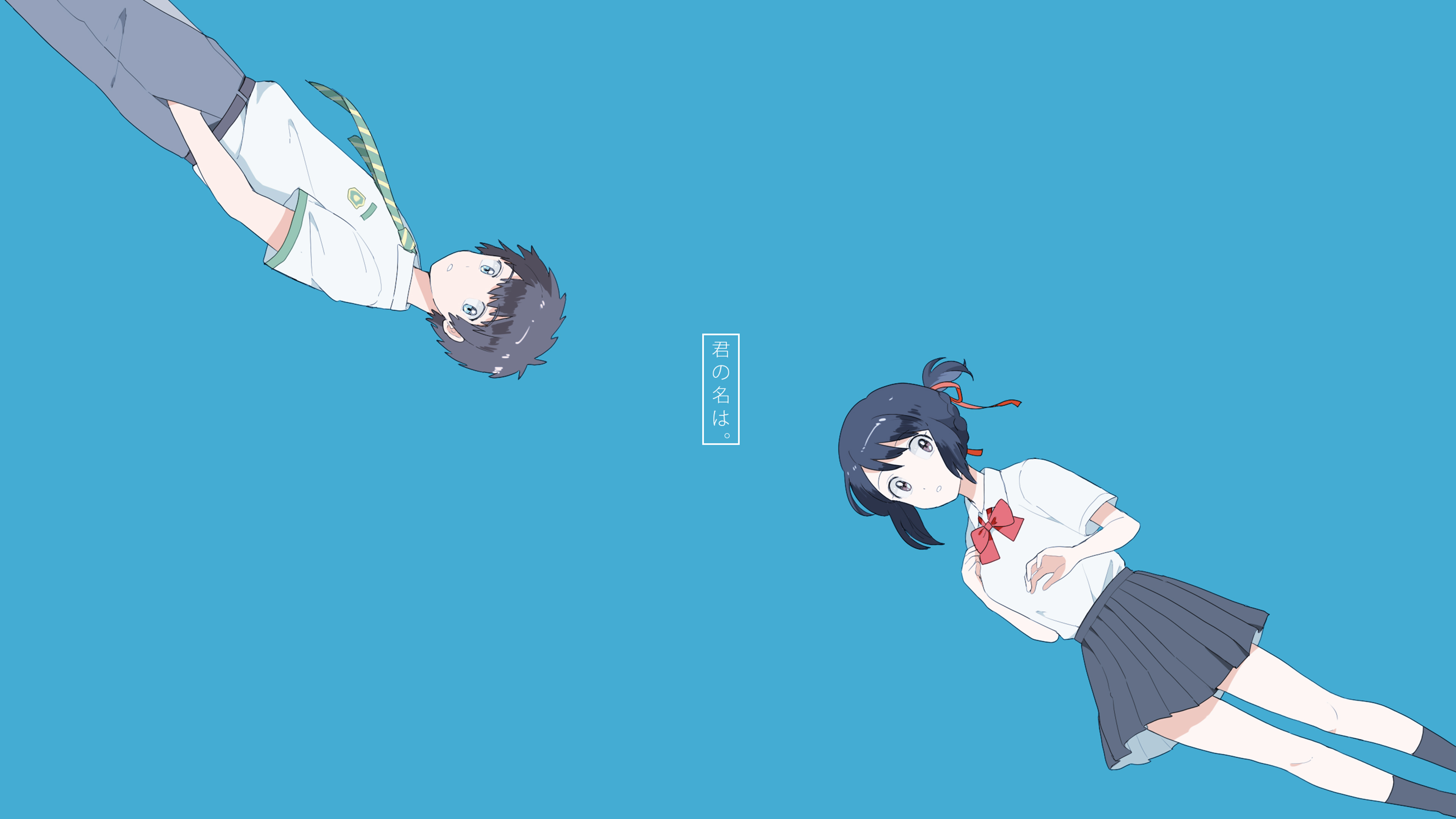 Descarga gratuita de fondo de pantalla para móvil de Animado, Kimi No Na Wa, Mitsuha Miyamizu, Taki Tachibana.