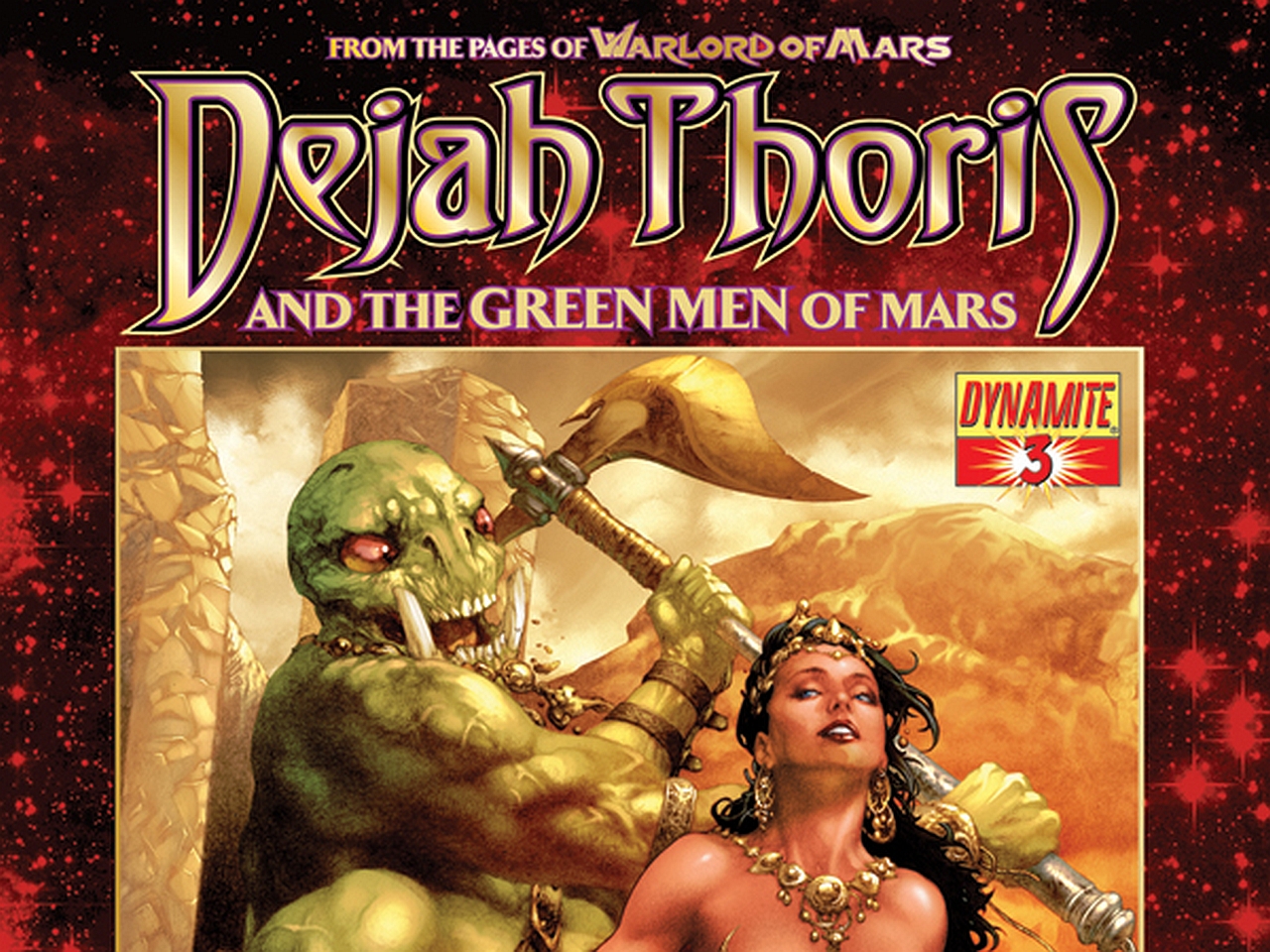 Download mobile wallpaper Comics, Dejah Thoris And The Green Men Of Mars for free.