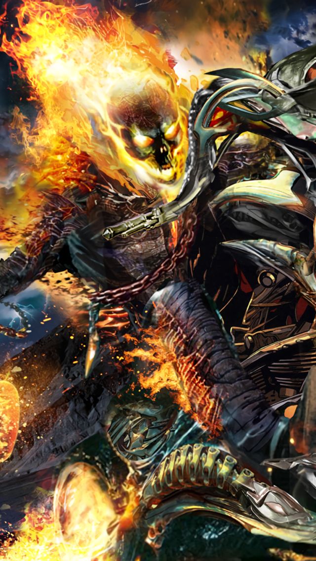 Download mobile wallpaper Ghost Rider, Comics for free.