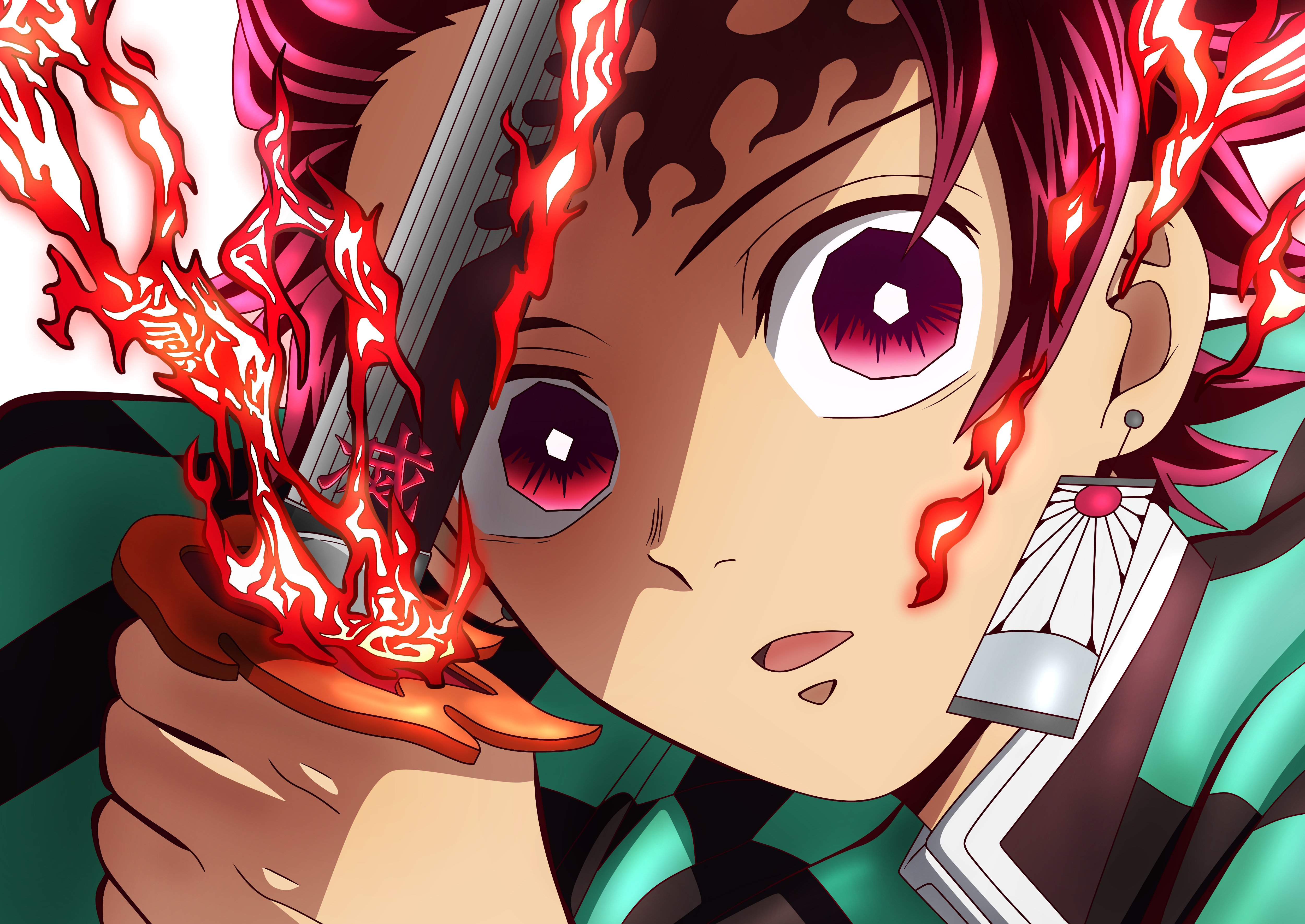 Download mobile wallpaper Anime, Demon Slayer: Kimetsu No Yaiba, Tanjiro Kamado, Hinokami Kagura for free.