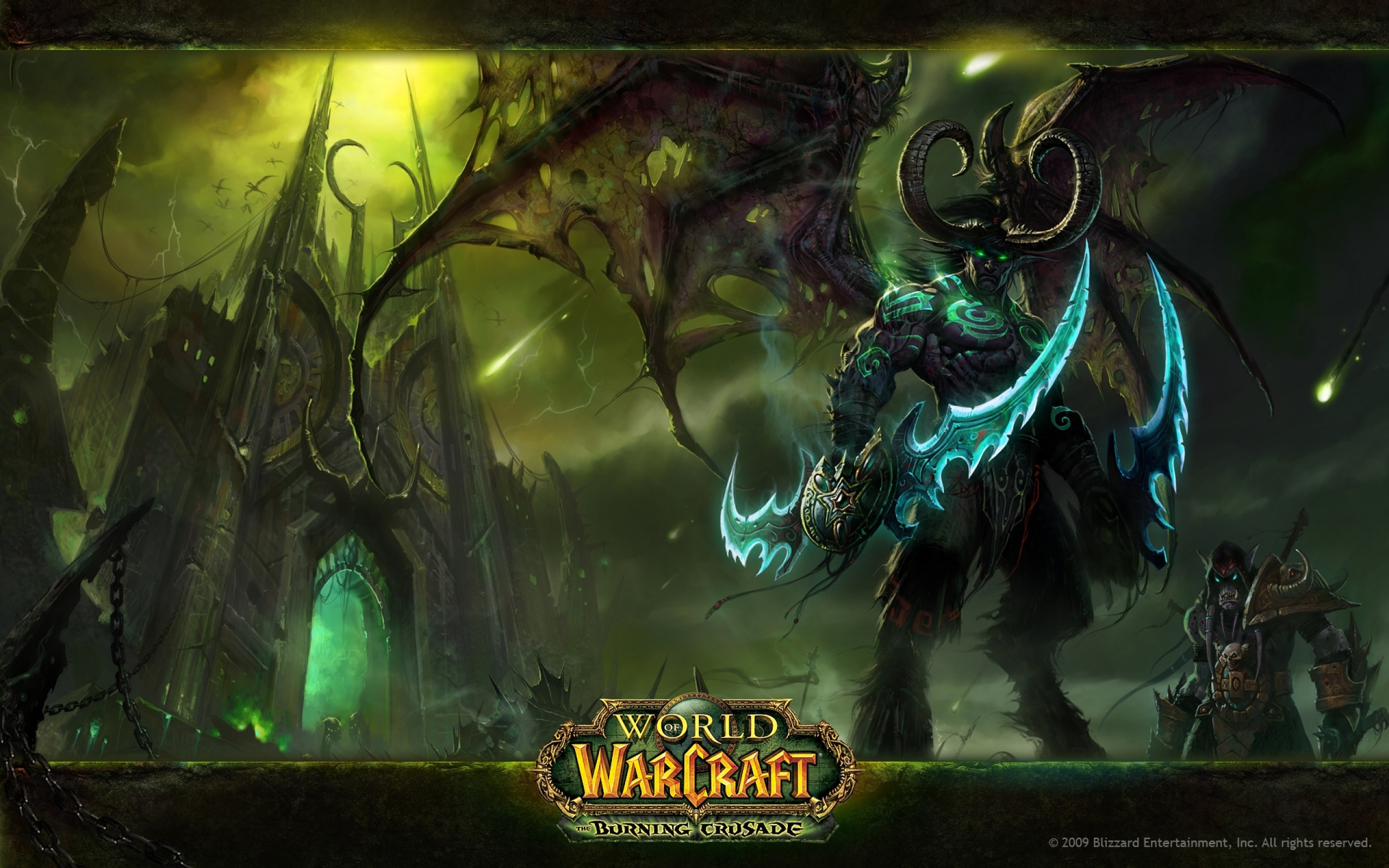 Популярні заставки і фони World Of Warcraft: The Burning Crusade на комп'ютер