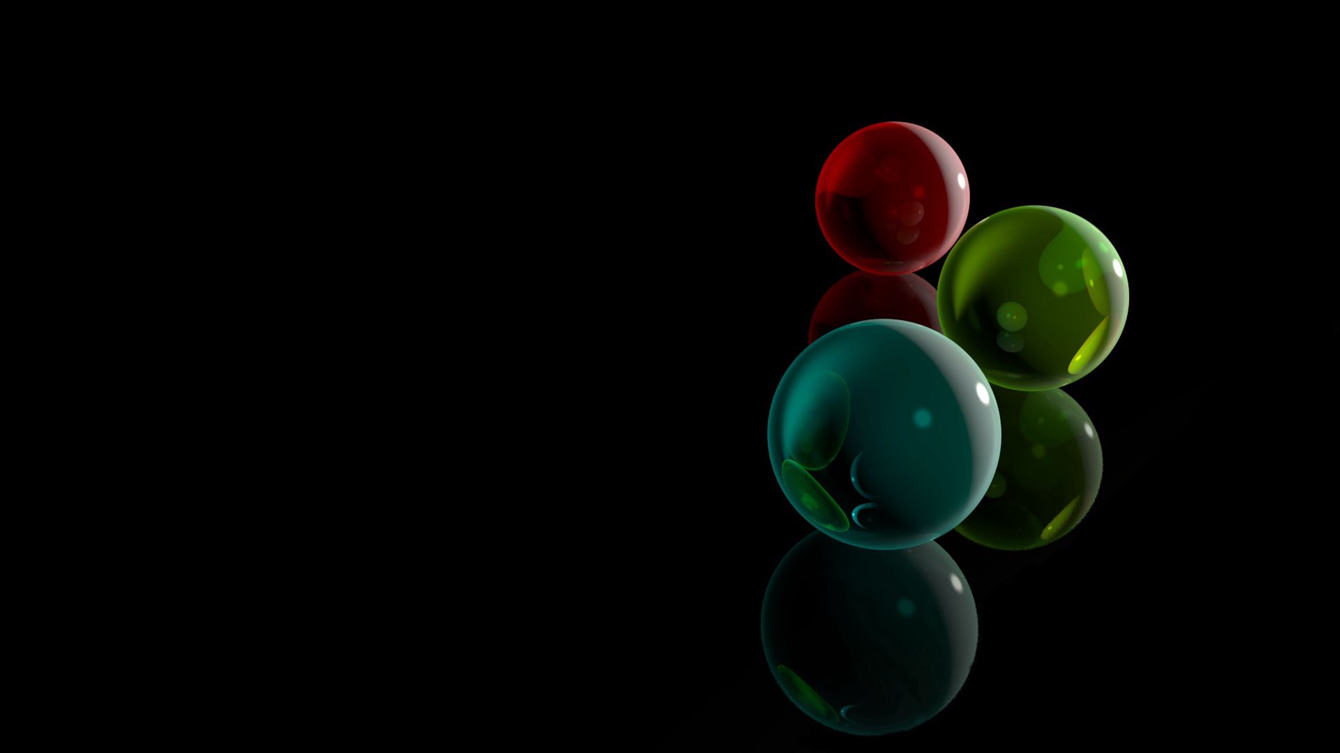 Free download wallpaper Dark, Multicolored, Motley, Glass, Background, Abstract, Balls on your PC desktop