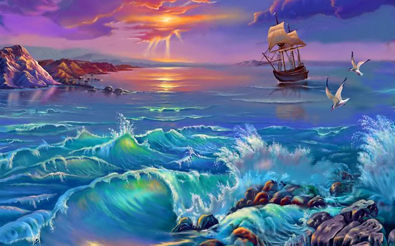 Download mobile wallpaper Painting, Artistic for free.