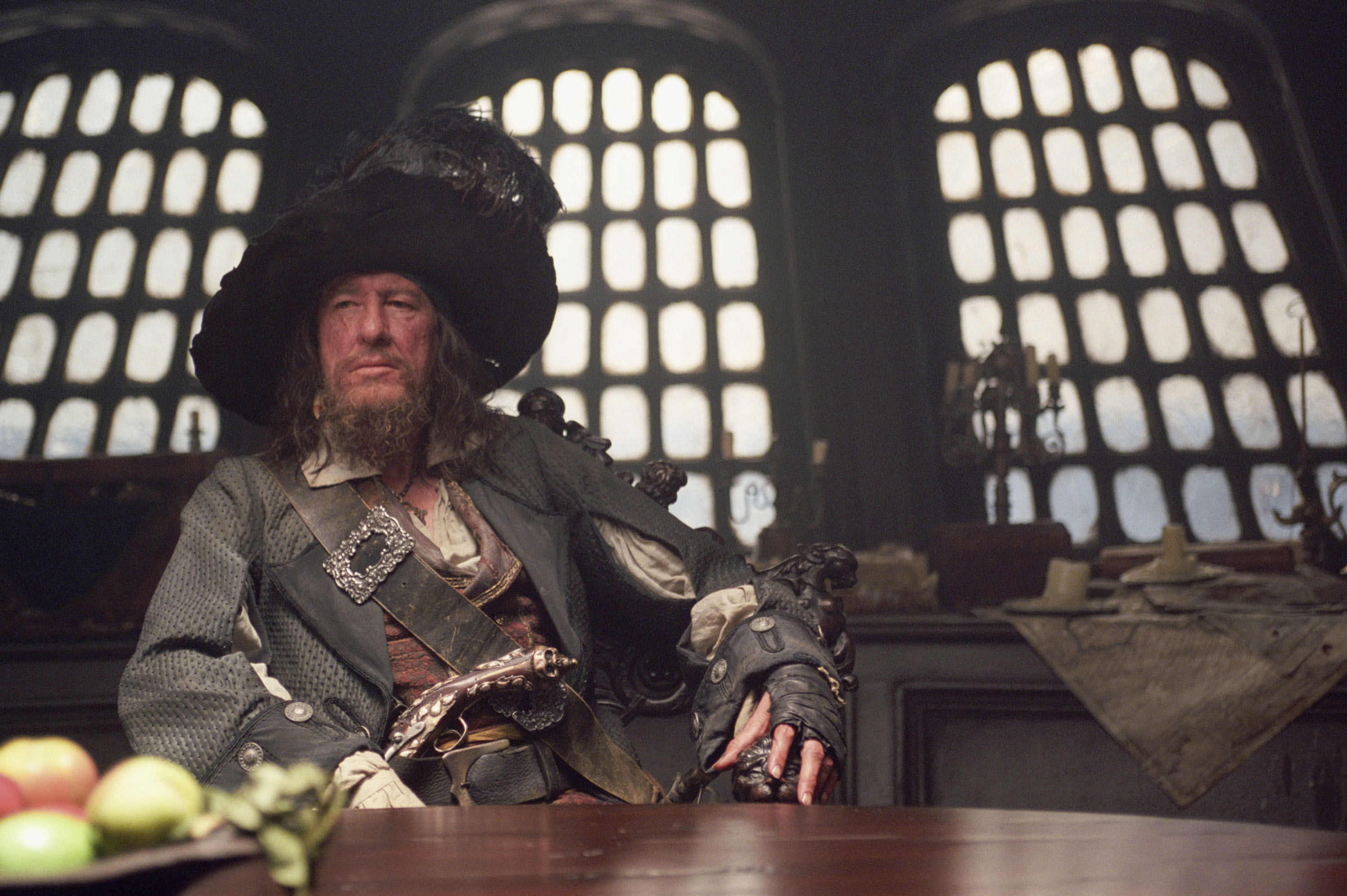 hector barbossa, movie, pirates of the caribbean: the curse of the black pearl, geoffrey rush, pirates of the caribbean
