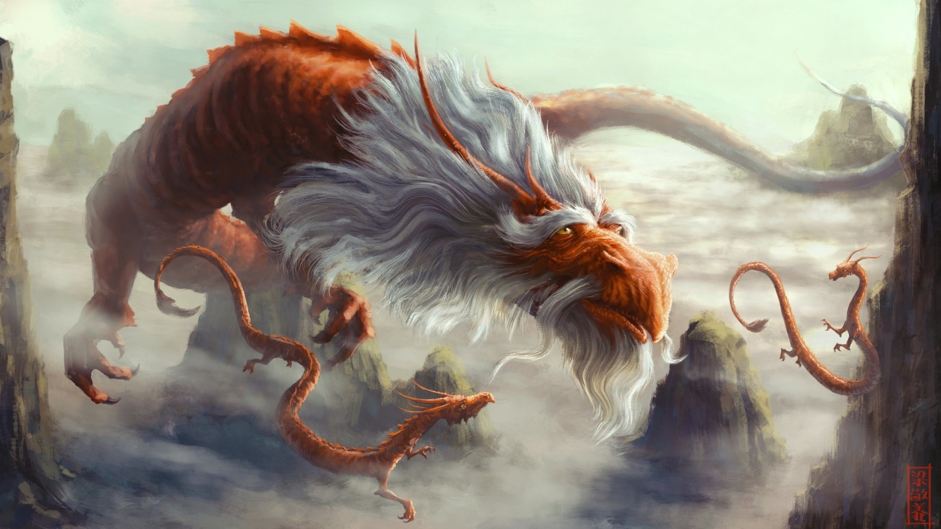 Free download wallpaper Fantasy, Dragon on your PC desktop