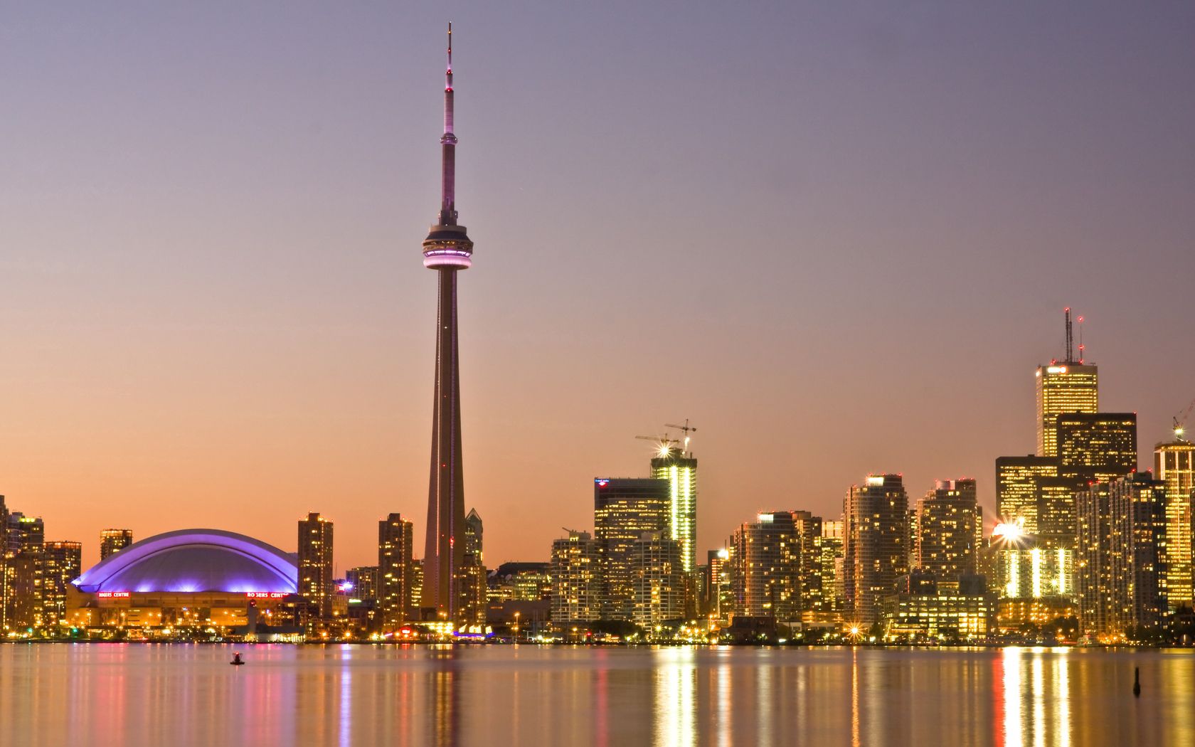 Baixe gratuitamente a imagem Cidades, Arquitetura, Canadá, Costa, Banco, Arranha Céus, Toronto na área de trabalho do seu PC