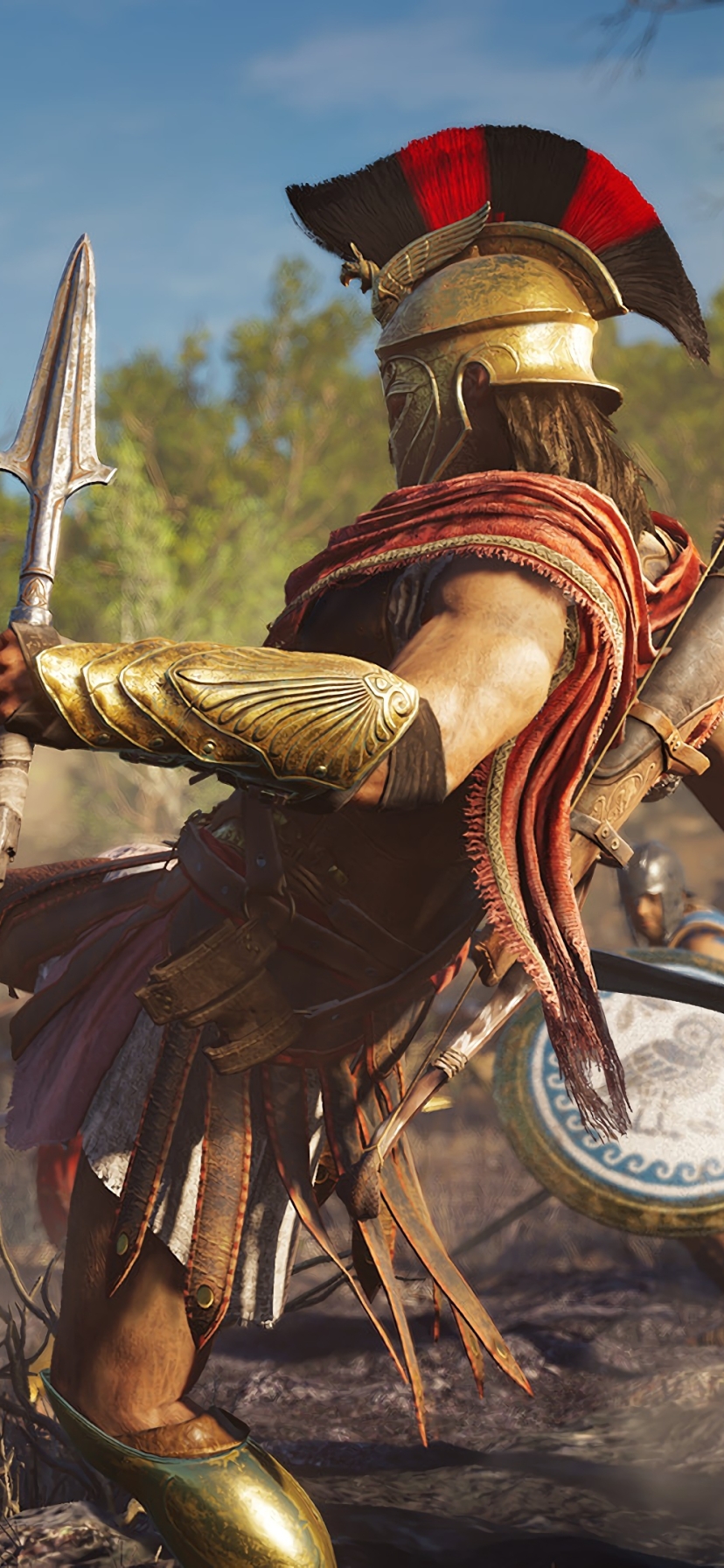 Download mobile wallpaper Assassin's Creed, Soldier, Video Game, Spartan, Assassin's Creed Odyssey for free.