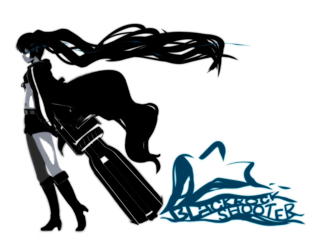 Free download wallpaper Anime, Black Rock Shooter on your PC desktop