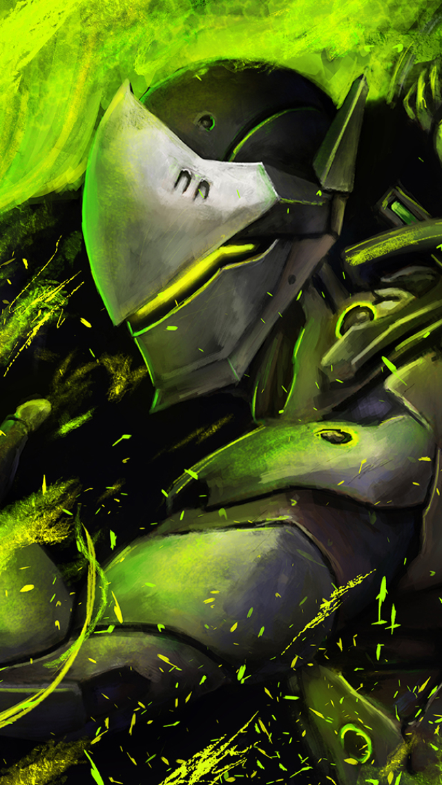 Handy-Wallpaper Overwatch, Computerspiele, Genji (Overwatch) kostenlos herunterladen.