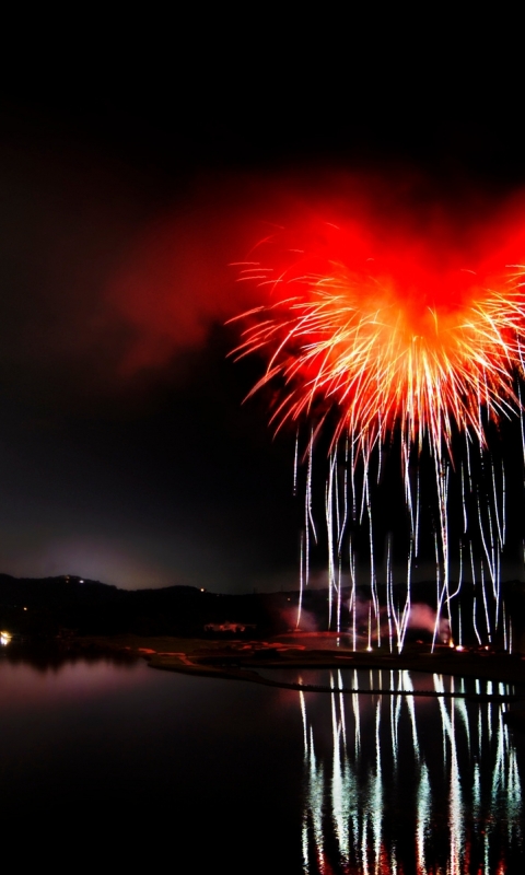 Handy-Wallpaper Feuerwerk, Fotografie kostenlos herunterladen.