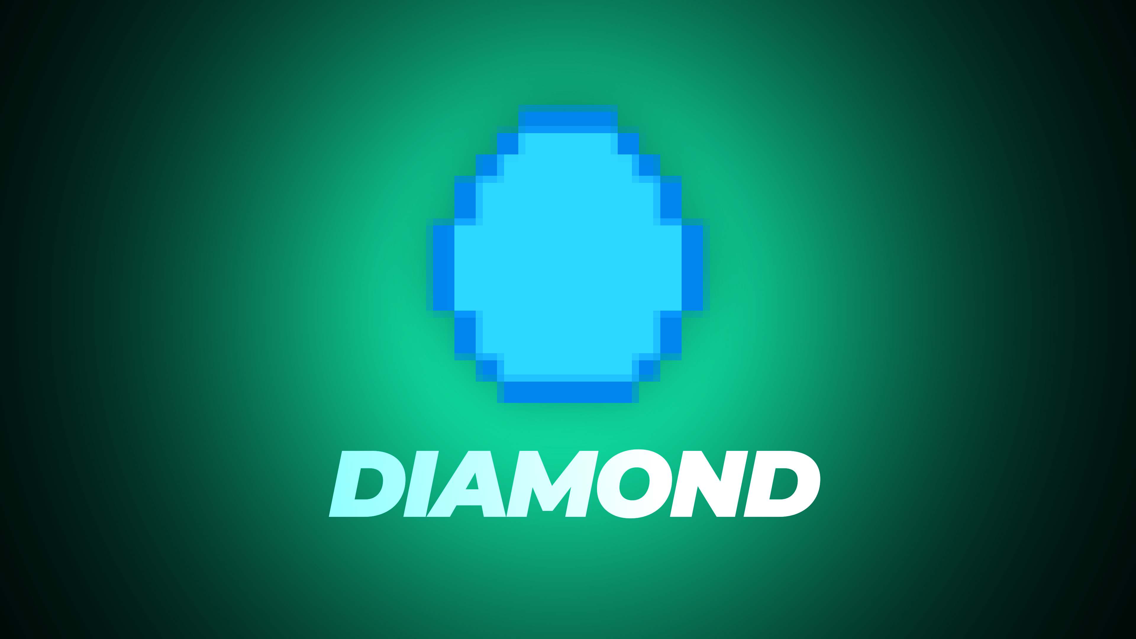 Free download wallpaper Minecraft, Diamond, Video Game on your PC desktop
