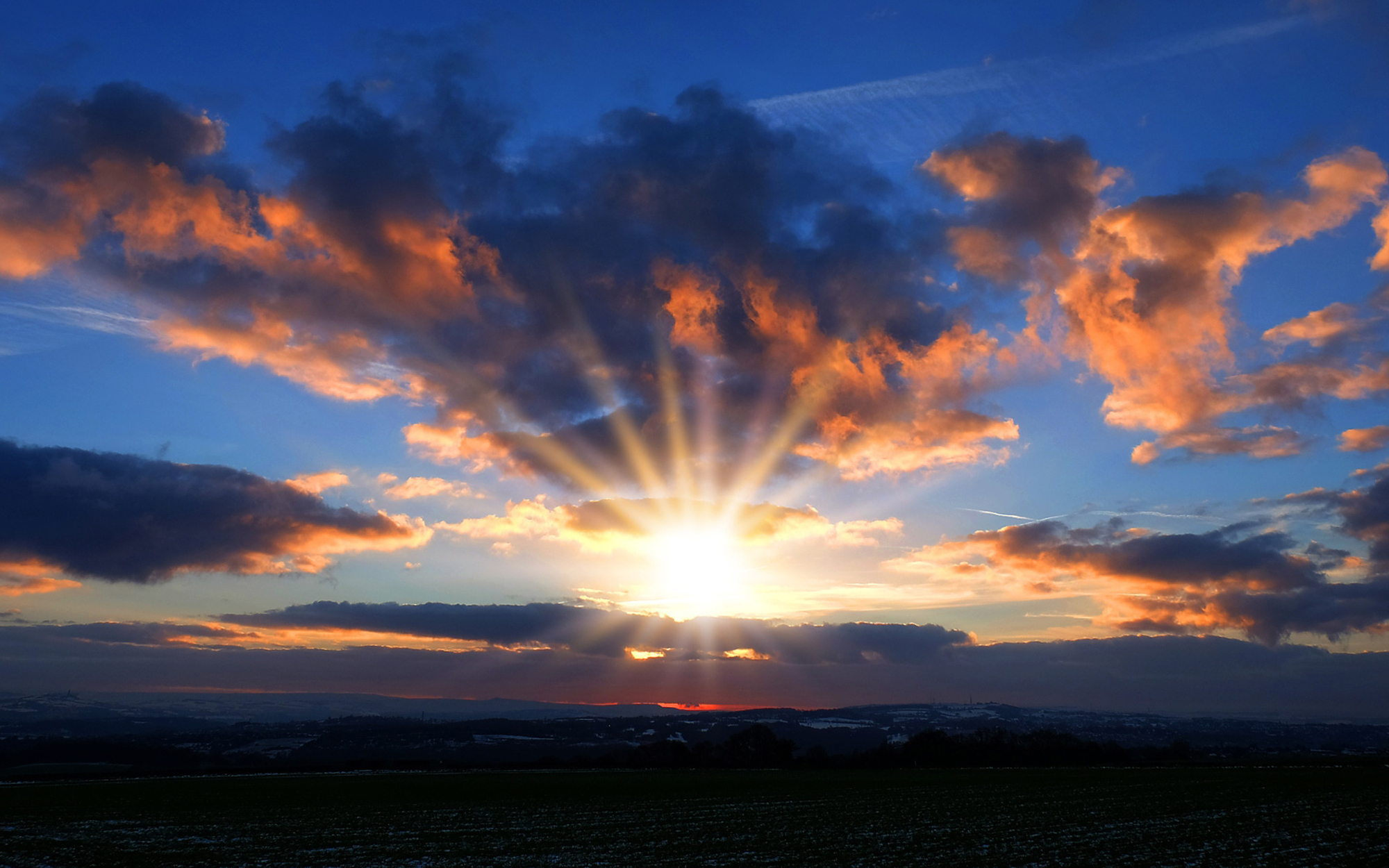 Baixe gratuitamente a imagem Céu, Nuvens, Horizonte, Natureza, Pôr Do Sol na área de trabalho do seu PC
