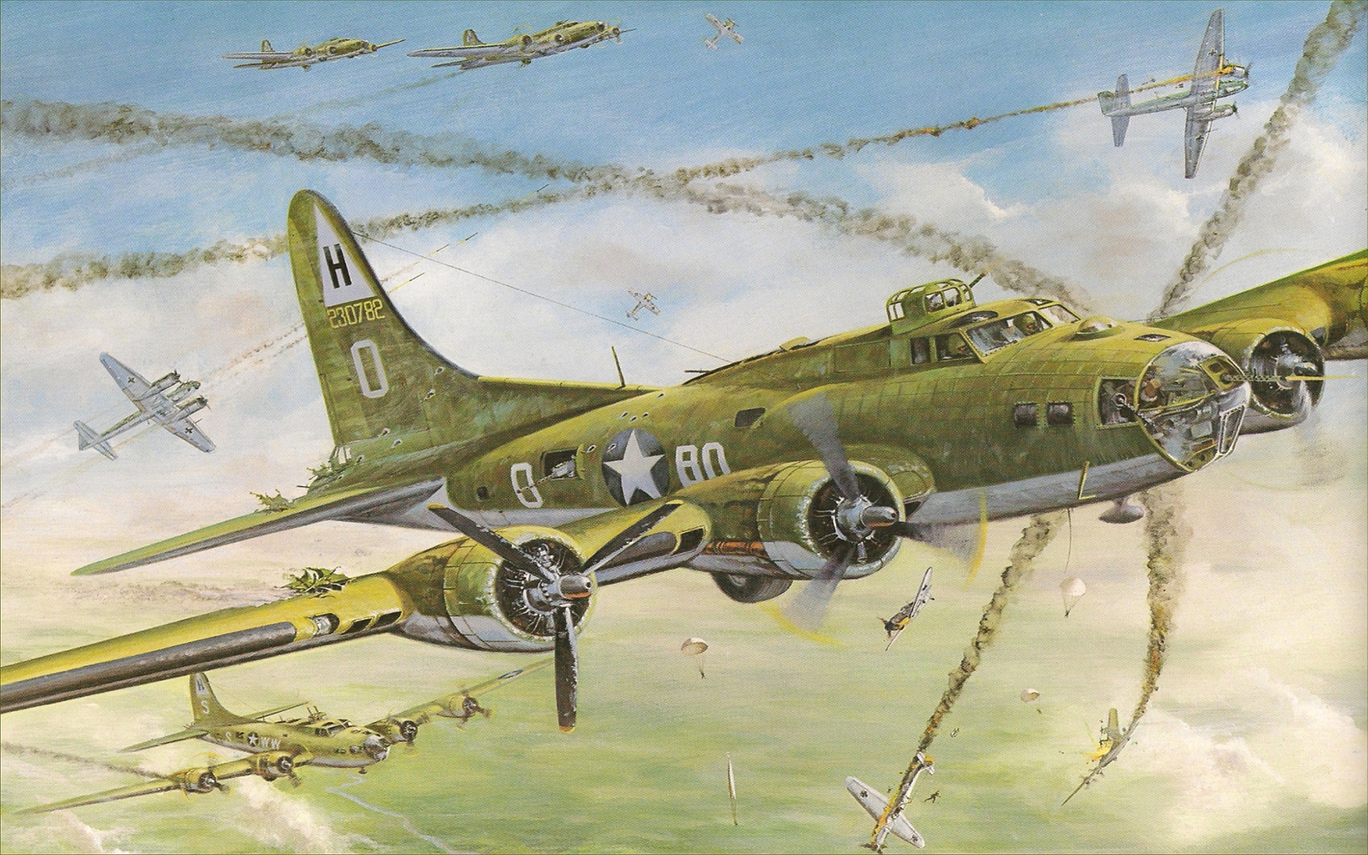 Handy-Wallpaper Boeing B 17 Fliegende Festung, Bomber, Militär kostenlos herunterladen.