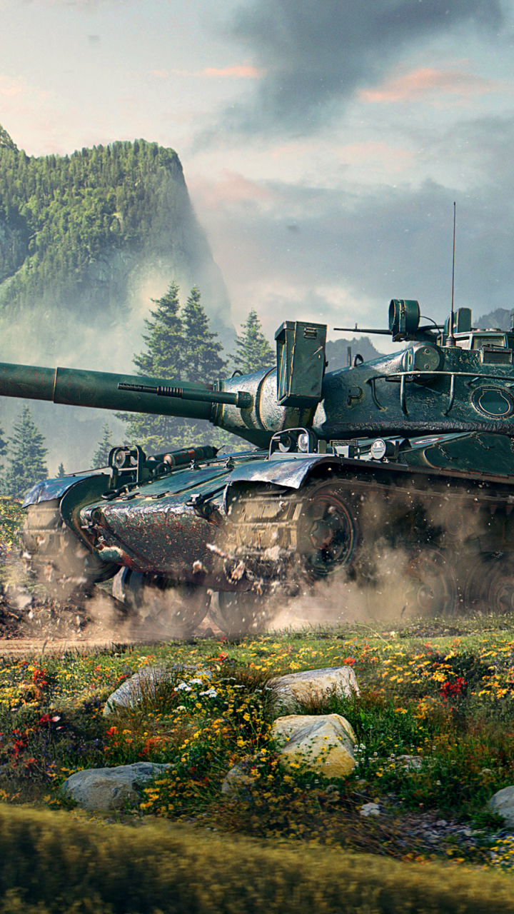 Handy-Wallpaper World Of Tanks, Panzer, Computerspiele, Amx 30 kostenlos herunterladen.