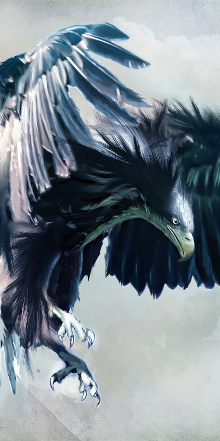 Download mobile wallpaper Birds, Bird, Animal, Eagle for free.