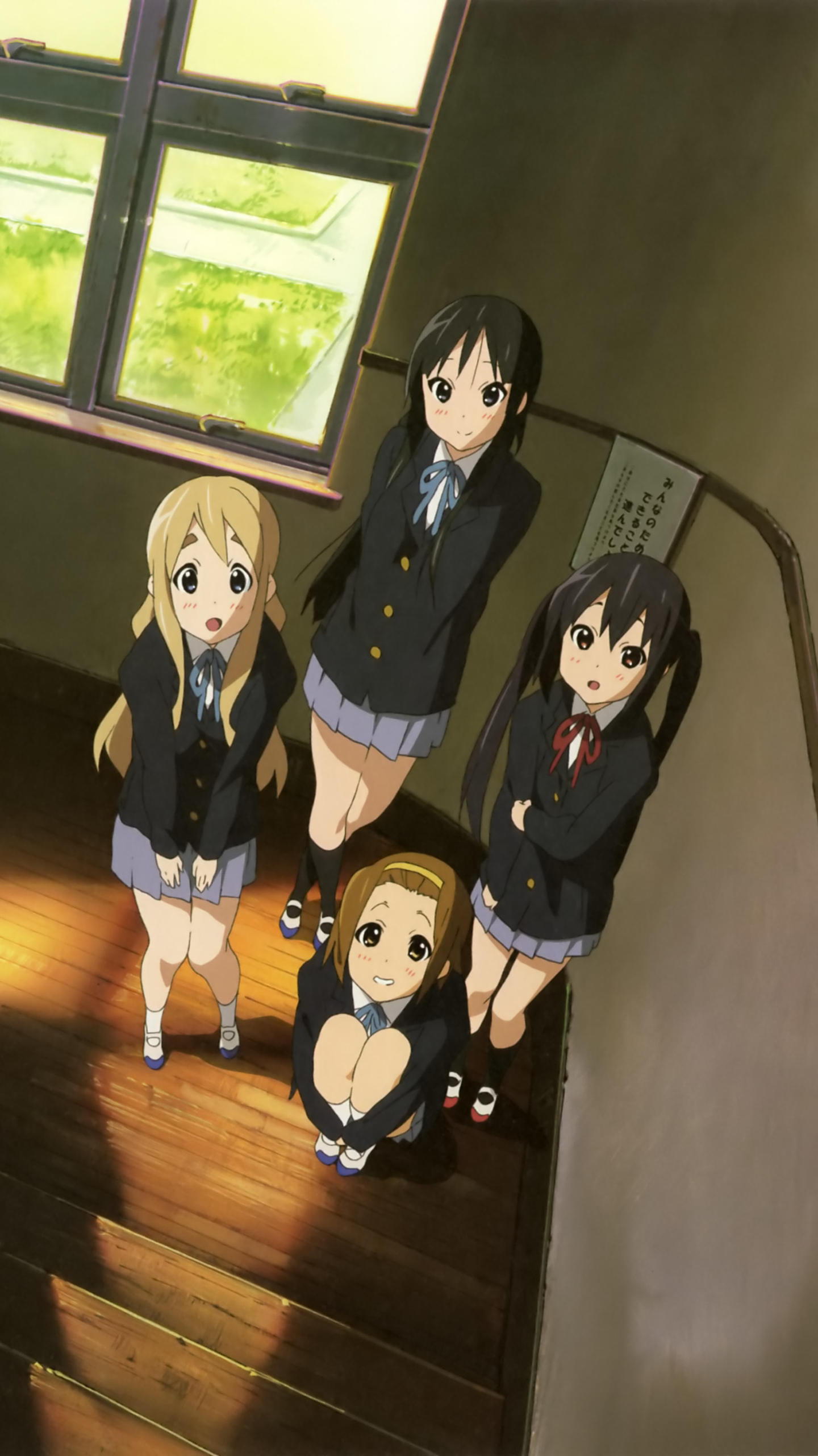 Descarga gratuita de fondo de pantalla para móvil de Animado, Mio Akiyama, ¡kon!, Azusa Nakano, Ritsu Tainaka, Tsumugi Kotobuki.