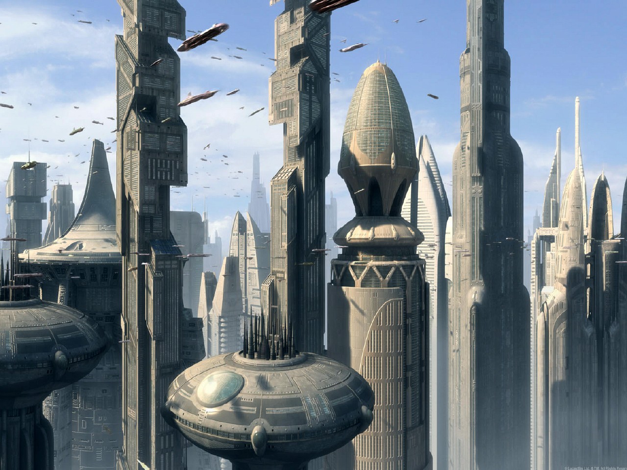 Free download wallpaper City, Sci Fi on your PC desktop