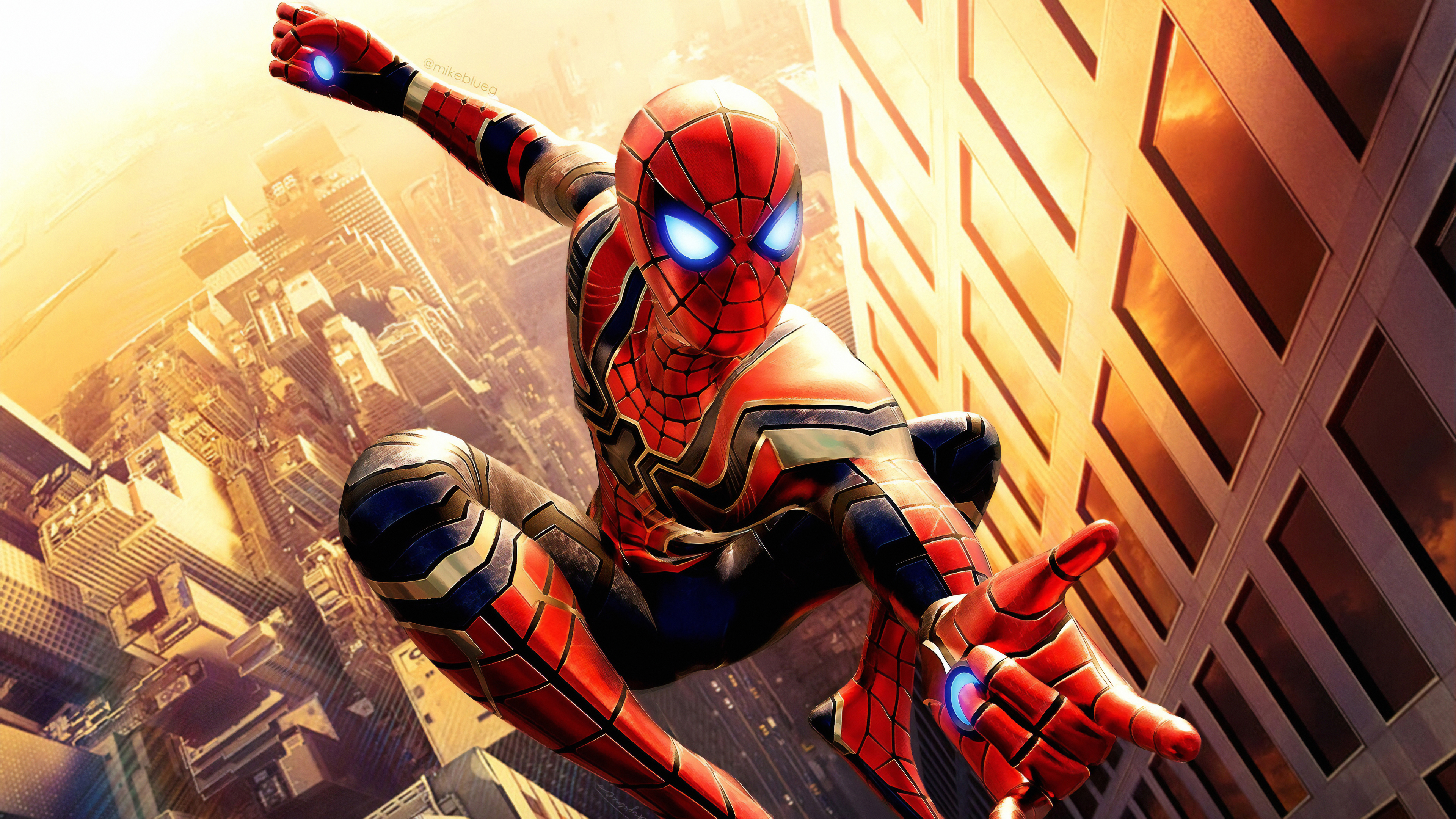 Laden Sie das Filme, Spider Man, Peter Parker, Die Rächer, Eiserne Spinne, Avengers: Infinity War-Bild kostenlos auf Ihren PC-Desktop herunter