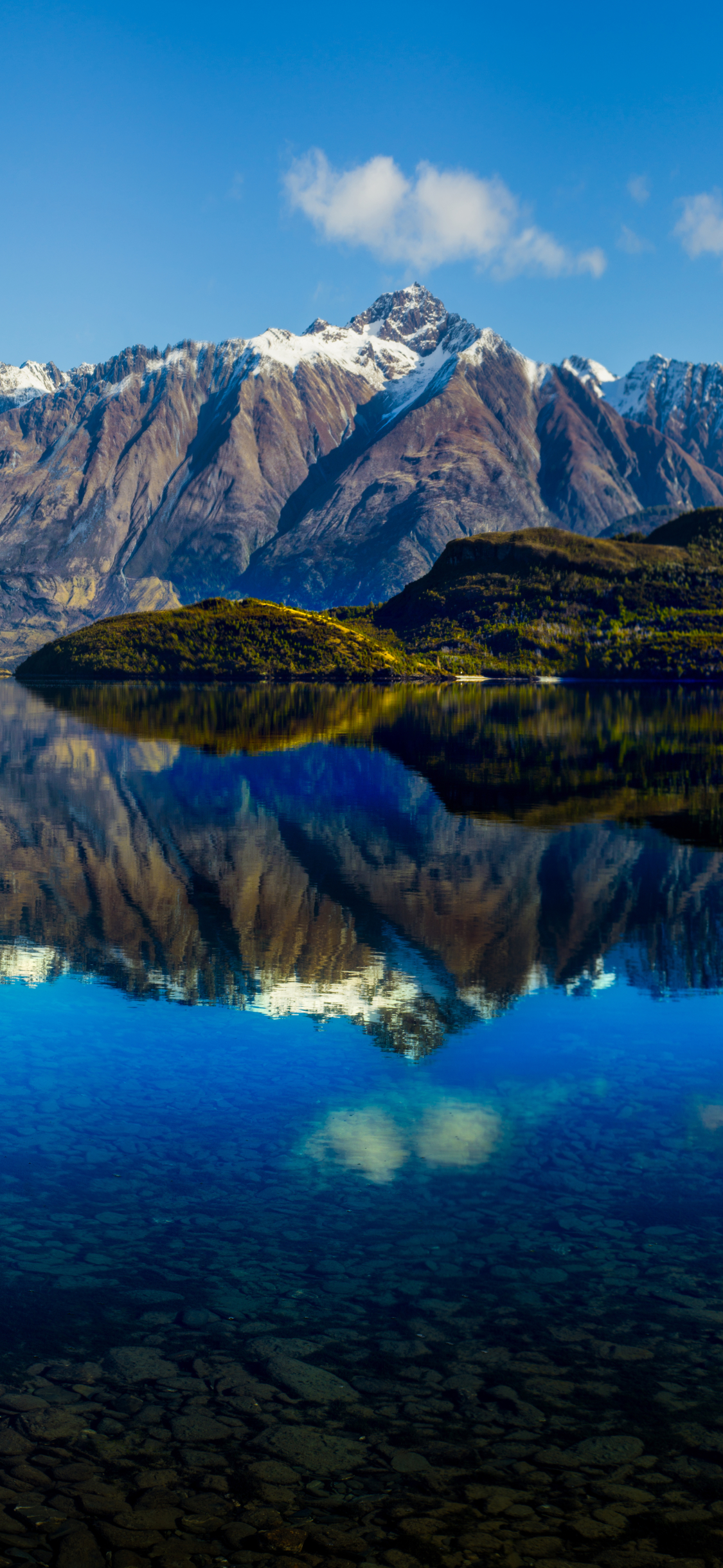 Descarga gratuita de fondo de pantalla para móvil de Montaña, Lago, Nueva Zelanda, Tierra/naturaleza, Reflejo.