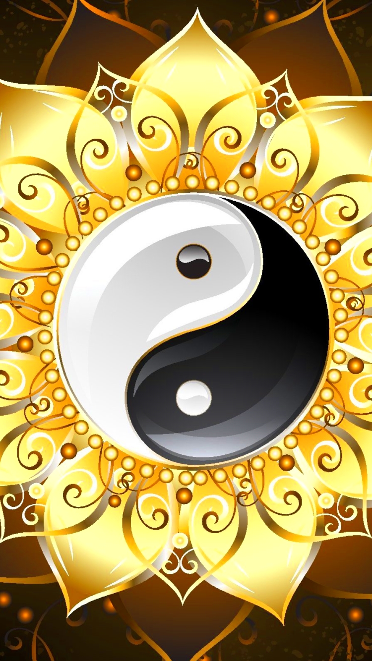 Descarga gratuita de fondo de pantalla para móvil de Yin Y Yang, Religioso.
