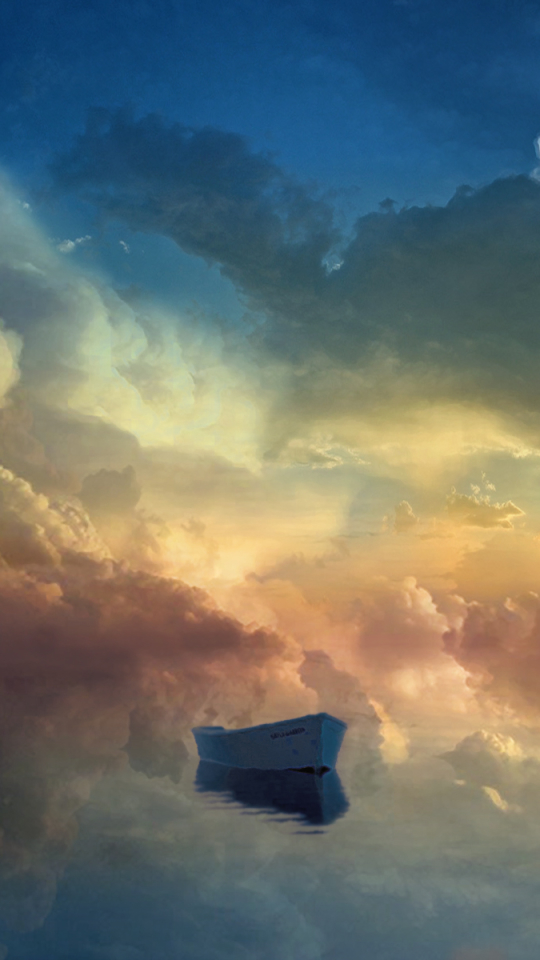 Download mobile wallpaper Sky, Earth, Boat, Cloud, Scenic for free.
