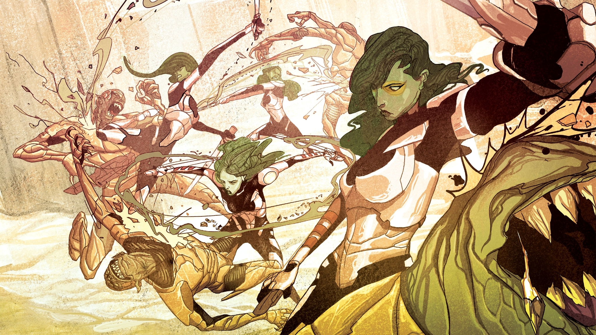 Laden Sie das Comics, Gamora-Bild kostenlos auf Ihren PC-Desktop herunter