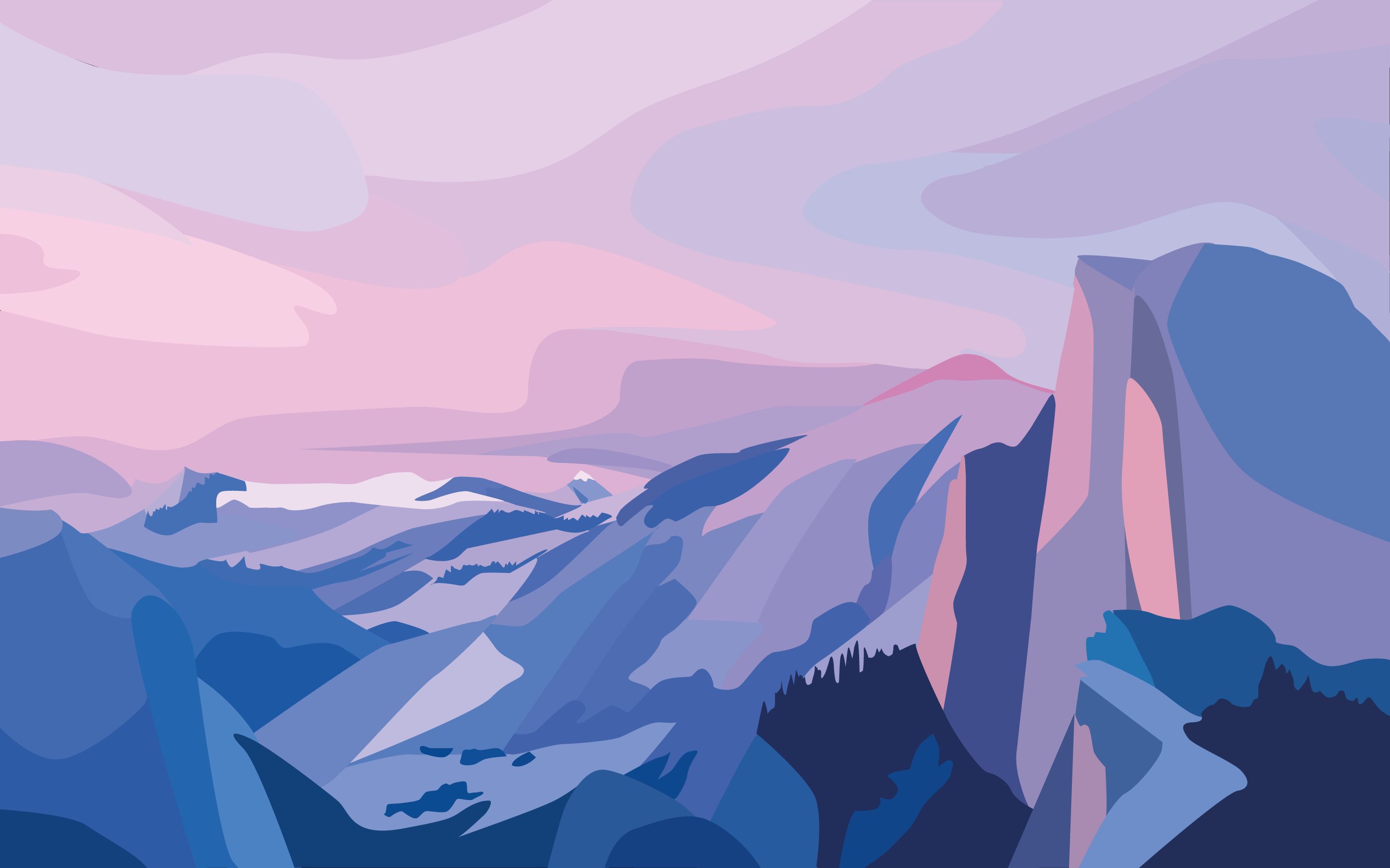 Завантажити шпалери безкоштовно Гора, Художній, Національний Парк Йосеміті картинка на робочий стіл ПК