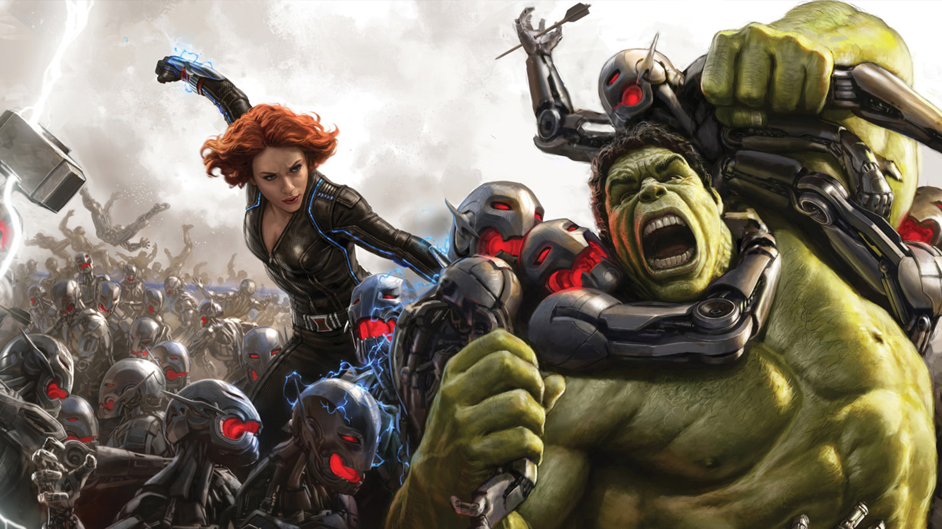 Handy-Wallpaper Avengers: Age Of Ultron, Schwarze Witwe, Hulk, Scarlett Johansson, Die Rächer, Filme kostenlos herunterladen.