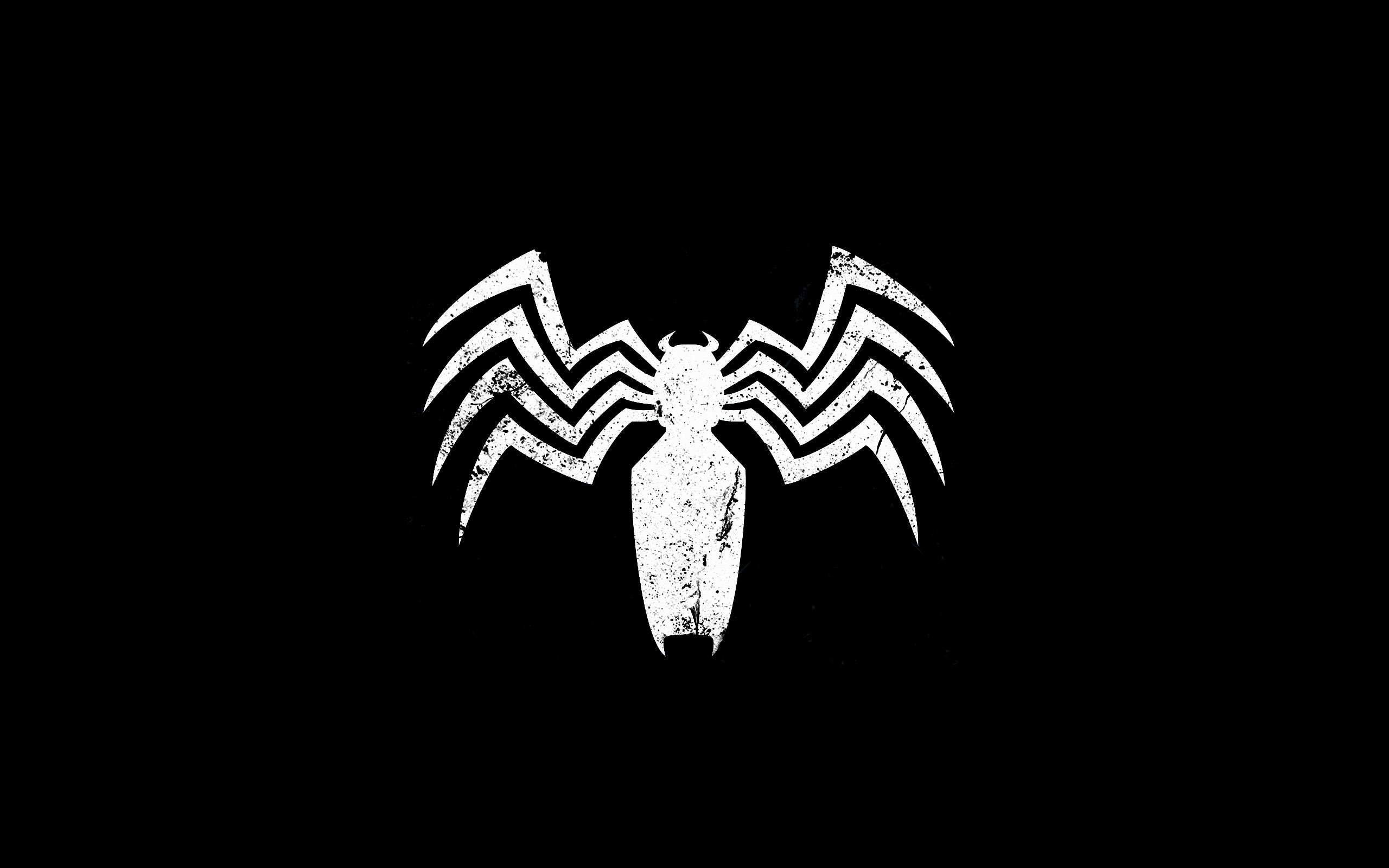 520900 descargar fondo de pantalla logo, spider man, historietas, veneno: protectores de pantalla e imágenes gratis