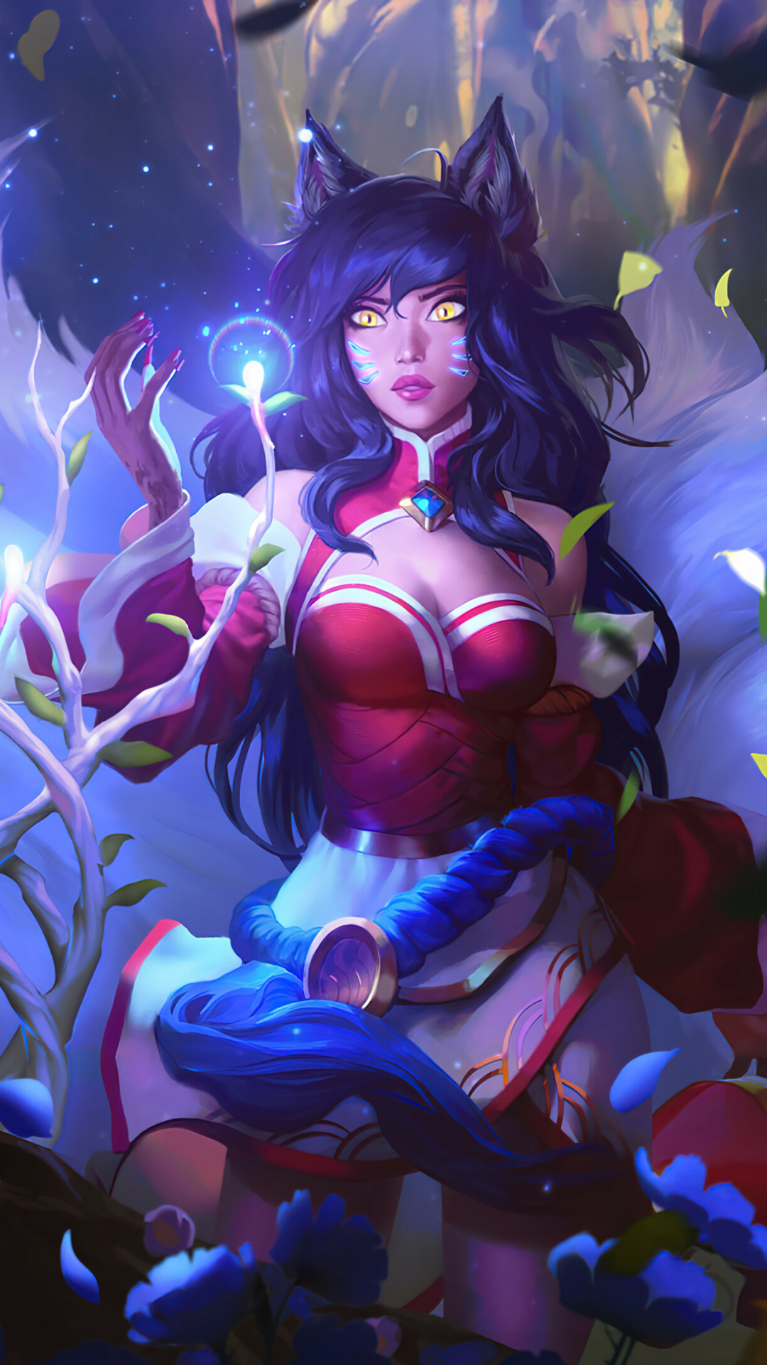 Handy-Wallpaper League Of Legends, Computerspiele, Ahri (Liga Der Legenden) kostenlos herunterladen.