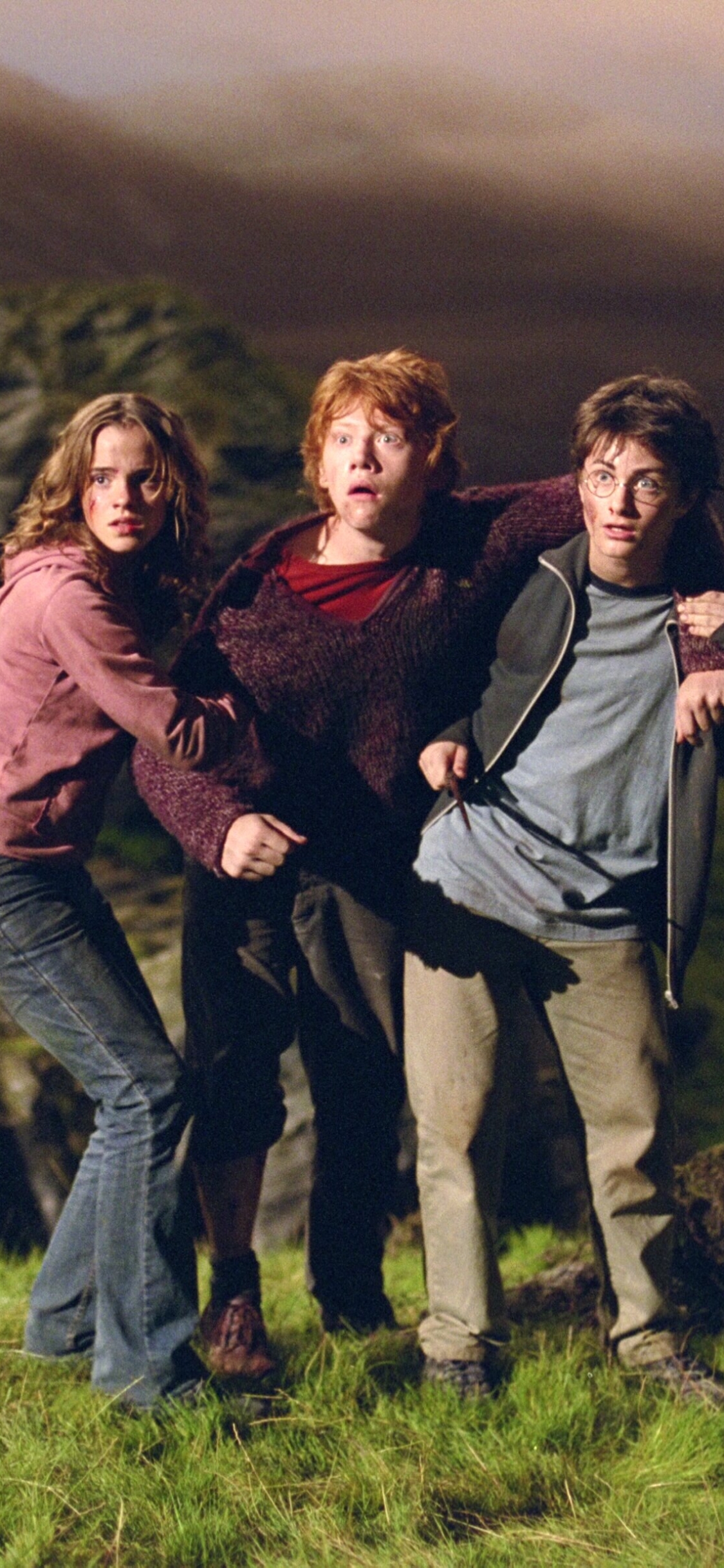 Download mobile wallpaper Harry Potter, Movie, Hermione Granger, Ron Weasley, Harry Potter And The Prisoner Of Azkaban for free.