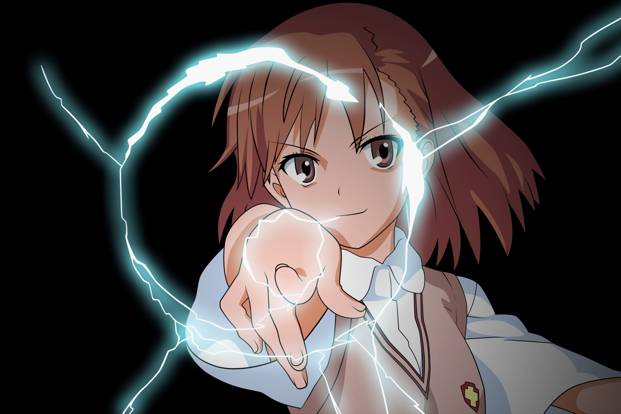 Laden Sie das Animes, Kurzes Haar, Mikoto Misaka, To Aru Kagaku No Rêrugan, A Certain Magical Index-Bild kostenlos auf Ihren PC-Desktop herunter
