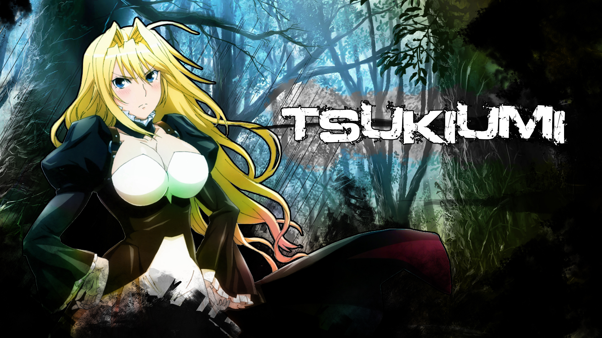 563681 descargar fondo de pantalla animado, sekirei: pure engagement, bosque, manga, ninja, samurái, árbol, tsukiumi (sekirei): protectores de pantalla e imágenes gratis
