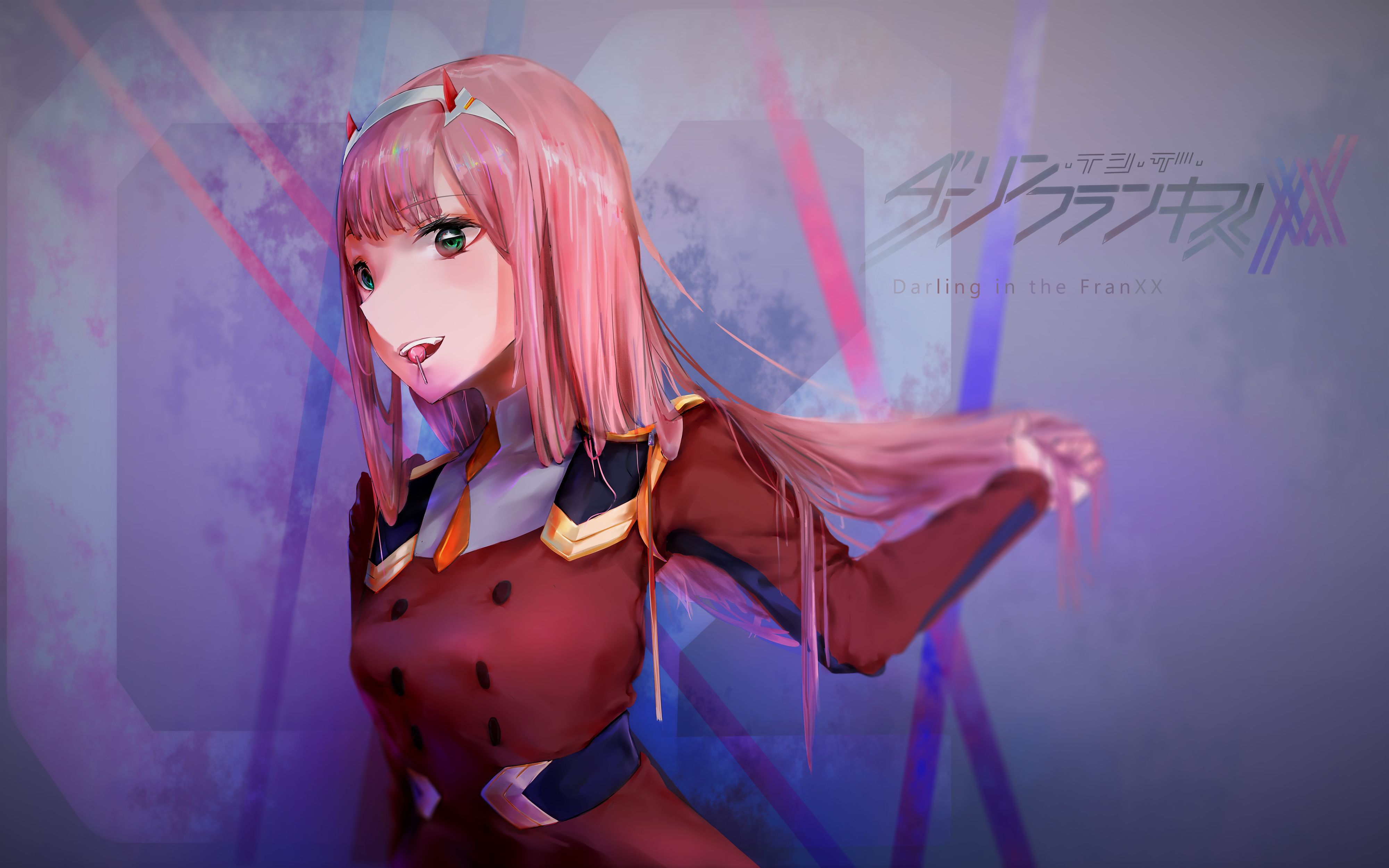 Handy-Wallpaper Animes, Darling In The Franxx, Zero Two (Liebling Im Franxx) kostenlos herunterladen.