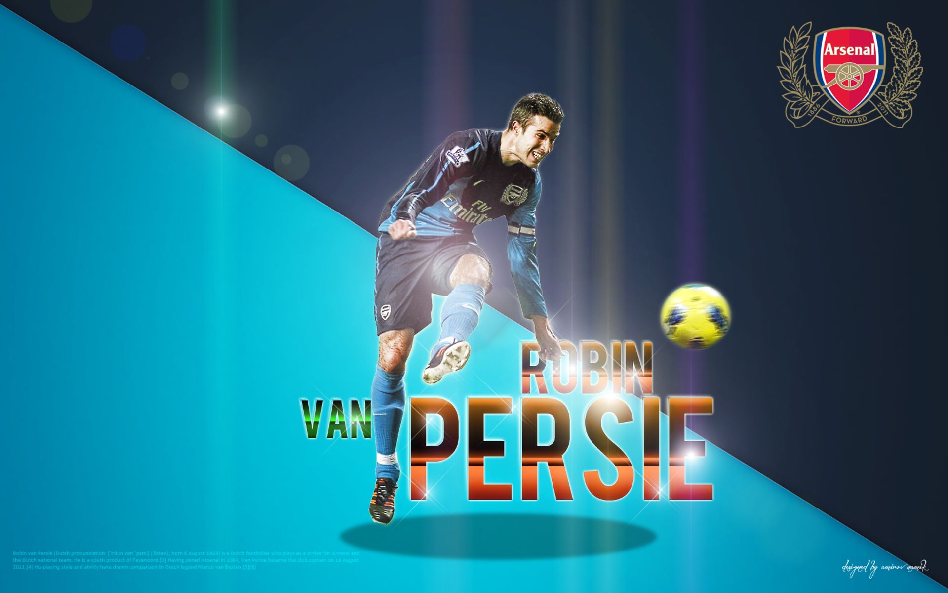 Téléchargez des papiers peints mobile Des Sports, Football, Arsenal Fc, Robin Van Persie gratuitement.