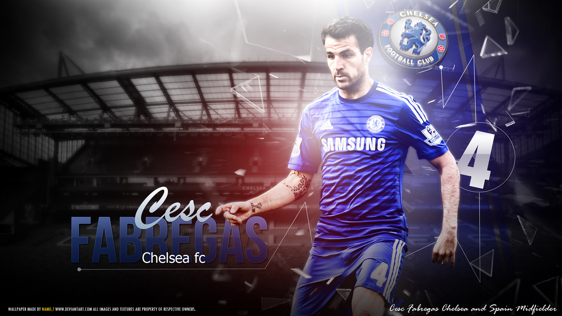 Download mobile wallpaper Sports, Soccer, Cesc Fàbregas, Chelsea F C for free.