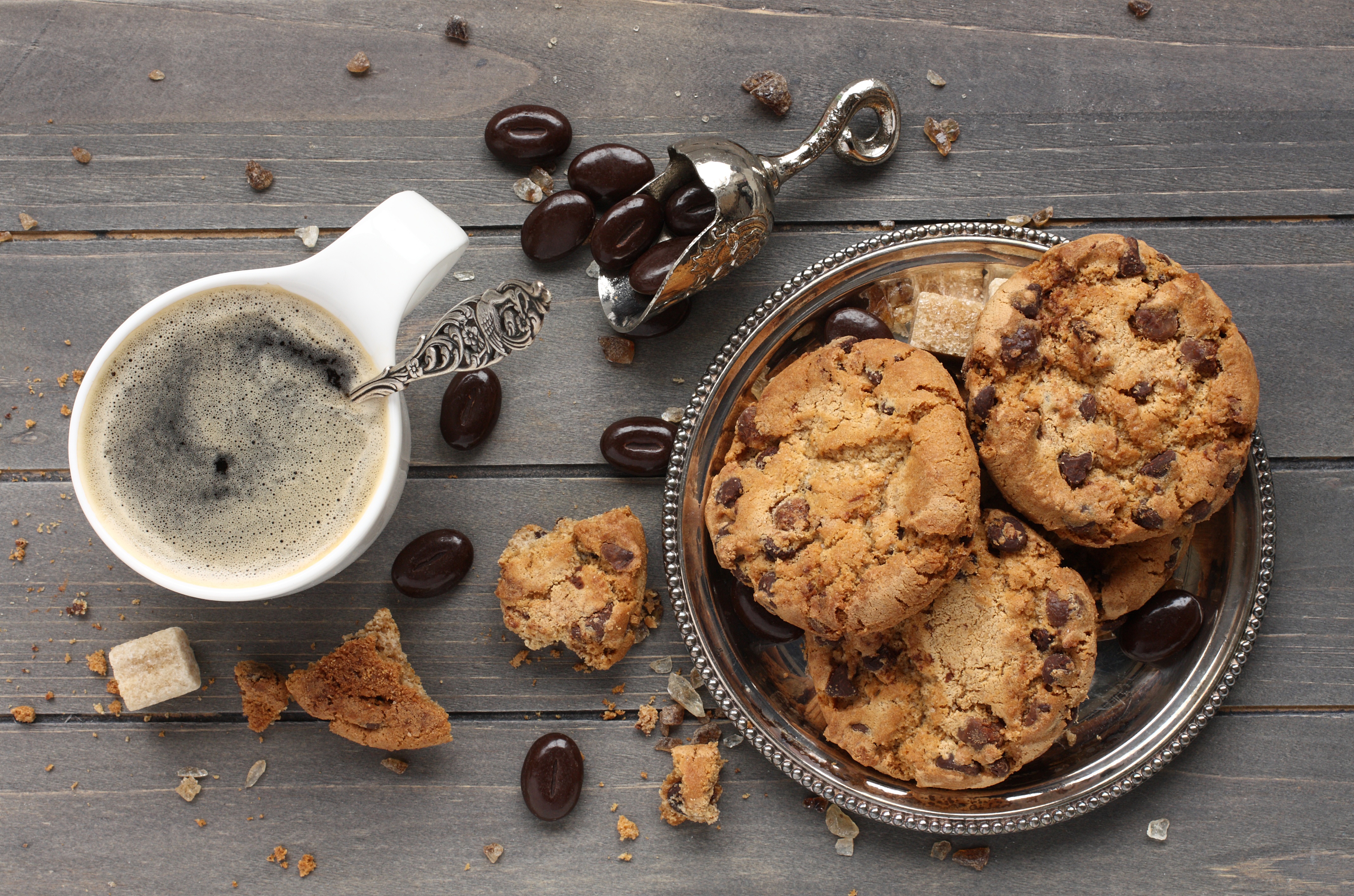 Download mobile wallpaper Food, Coffee, Still Life, Cup, Cookie for free.