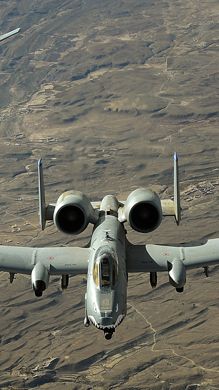 Download mobile wallpaper Desert, Aircraft, Military, Fairchild Republic A 10 Thunderbolt Ii, Jet Fighters for free.