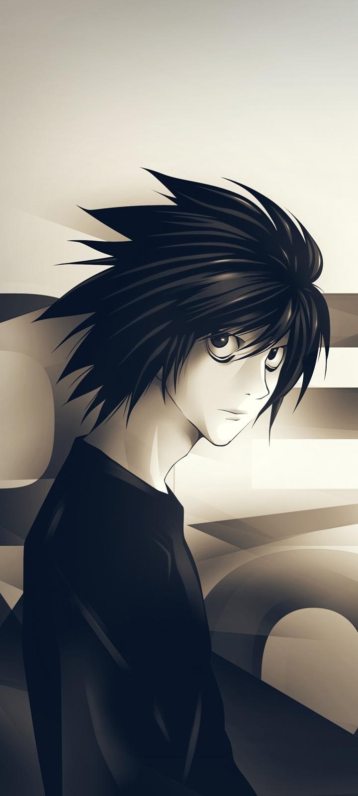 Descarga gratuita de fondo de pantalla para móvil de Death Note, Animado, L (Nota De Muerte).