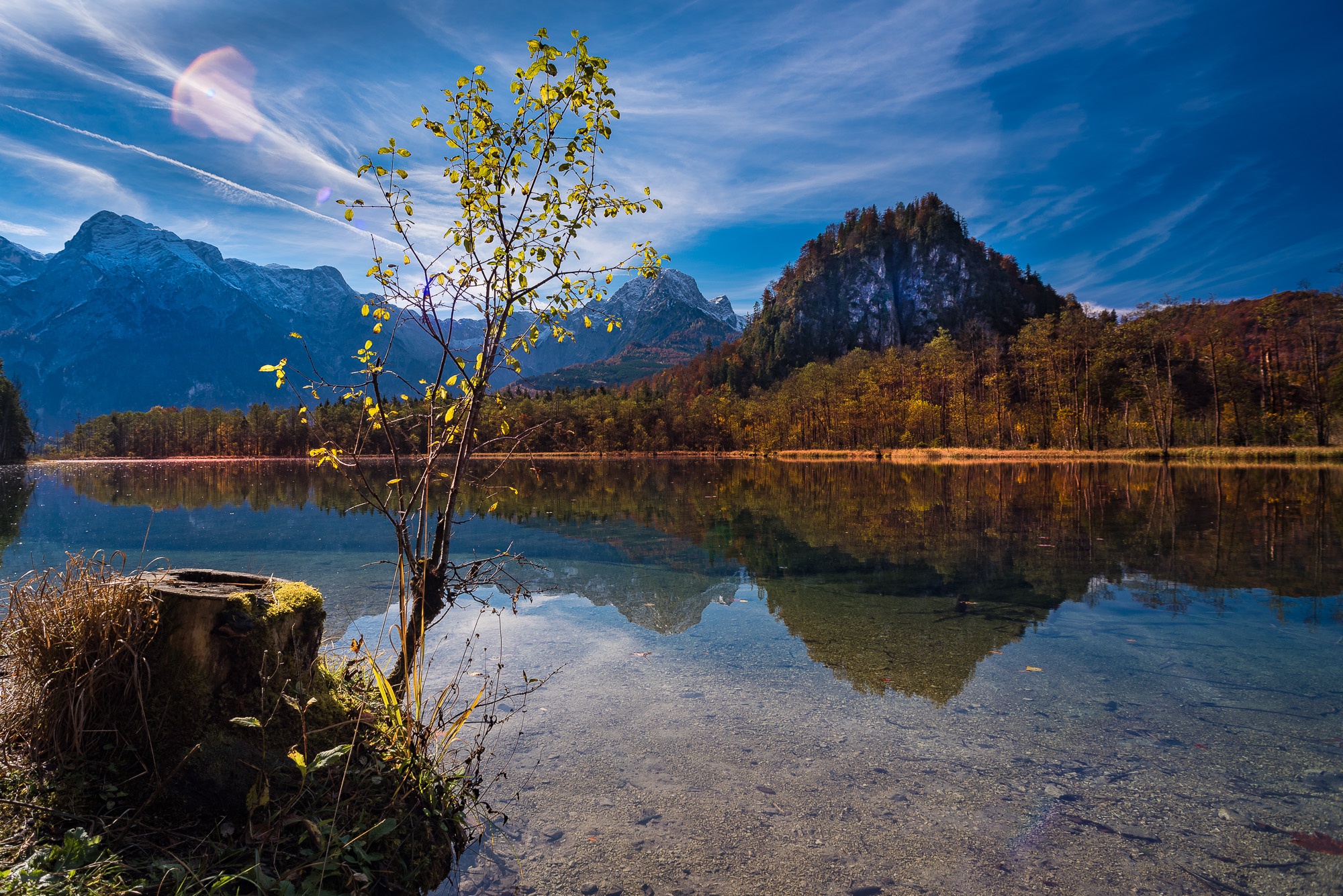 Скачать обои бесплатно Природа, Гора, Озеро, Отражение, Австрия, Земля/природа картинка на рабочий стол ПК