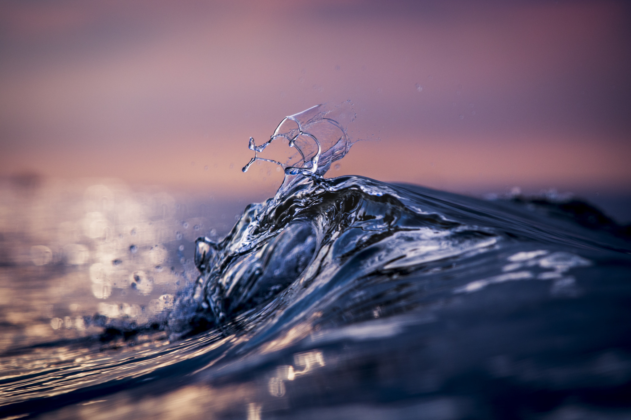 Free download wallpaper Water, Sea, Macro, Earth, Wave on your PC desktop