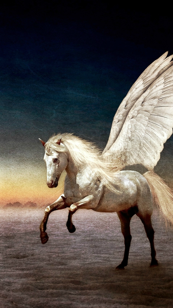 Handy-Wallpaper Fantasie, Pegasus, Fantasietiere kostenlos herunterladen.