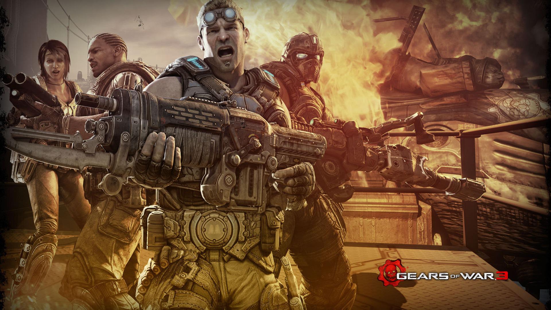 Скачати мобільні шпалери Gears Of War 3, Gears Of War, Відеогра безкоштовно.
