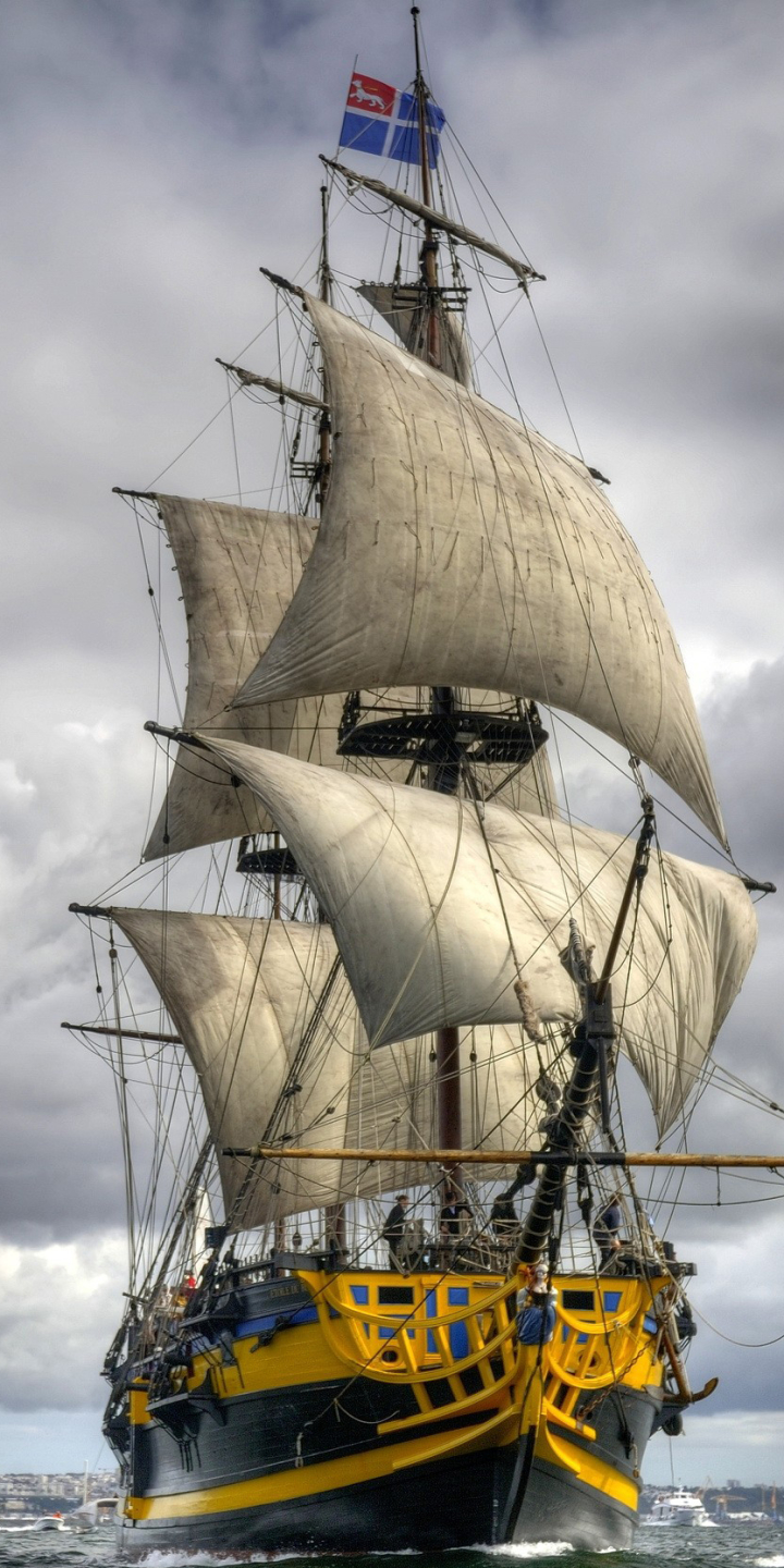 Download mobile wallpaper Ship, Vehicles, Sailing Ship for free.