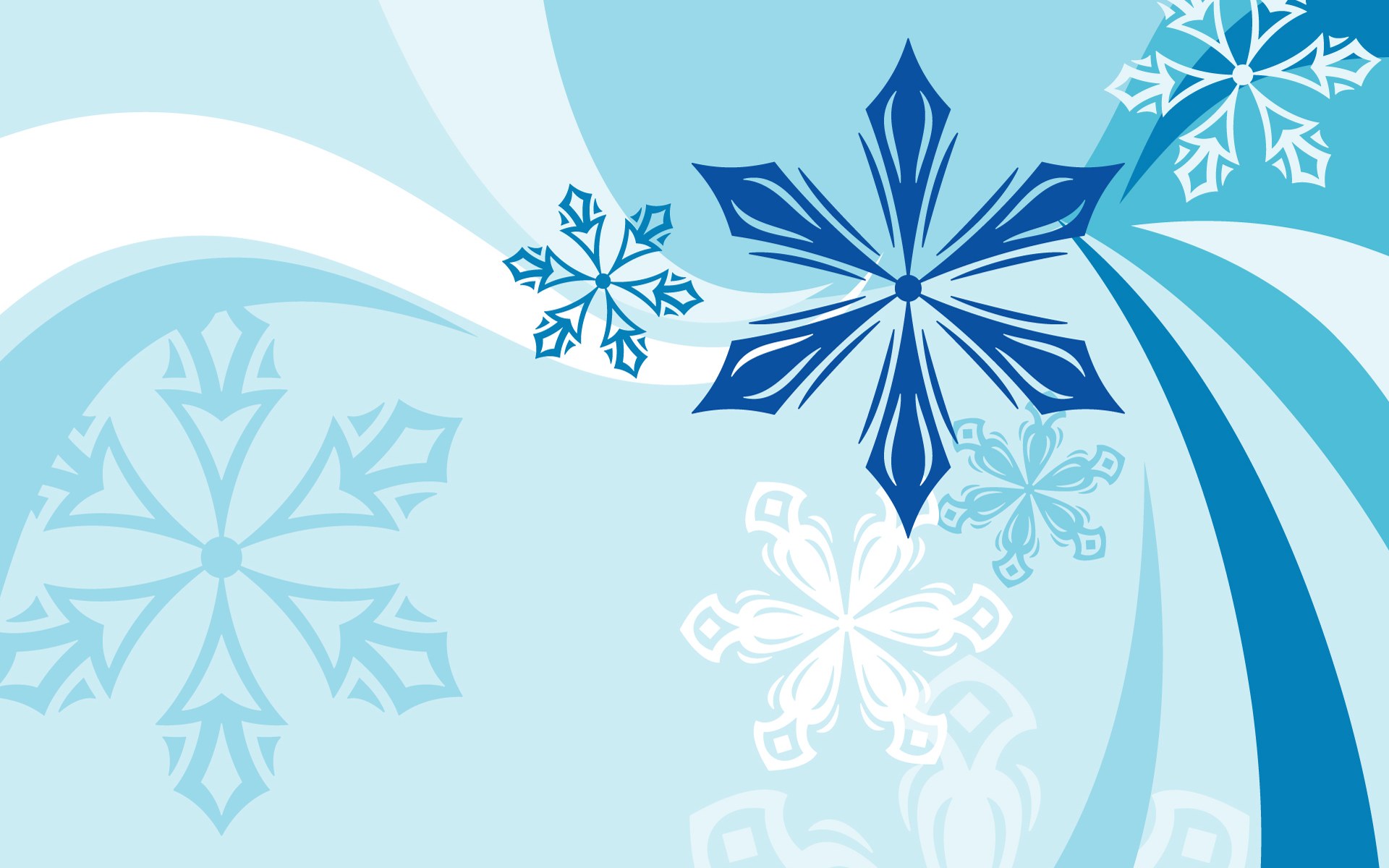 Скачать обои бесплатно Снежинки, Рождество, Синий, Праздничные картинка на рабочий стол ПК