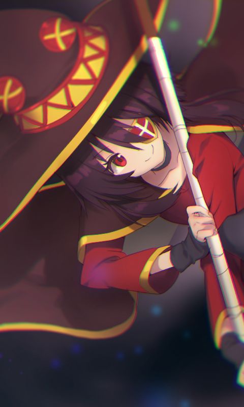 Download mobile wallpaper Anime, Konosuba God’S Blessing On This Wonderful World!!, Megumin (Konosuba), Konosuba for free.