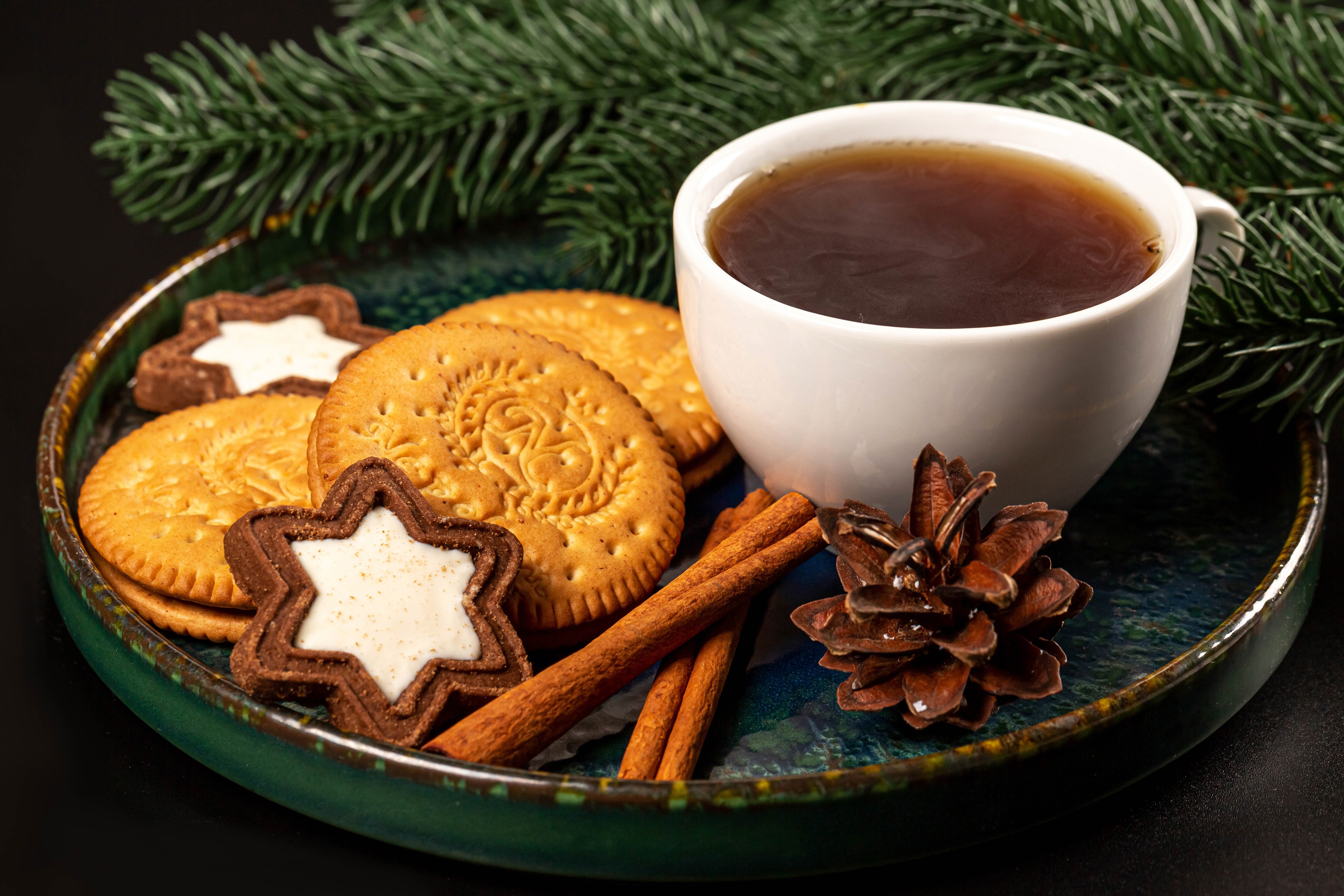 Free download wallpaper Food, Cup, Drink, Tea, Cookie on your PC desktop