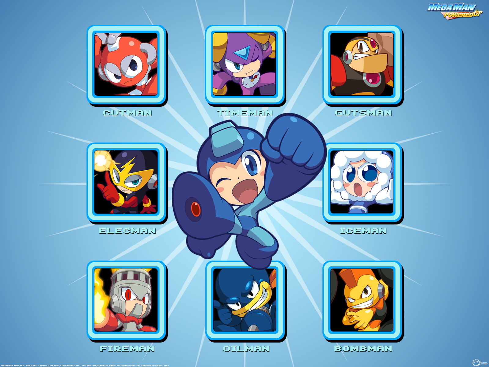 Популярні заставки і фони Bomb Man (Mega Man) на комп'ютер