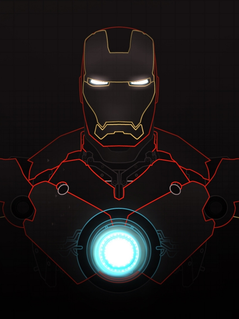 Handy-Wallpaper Iron Man, Comics kostenlos herunterladen.